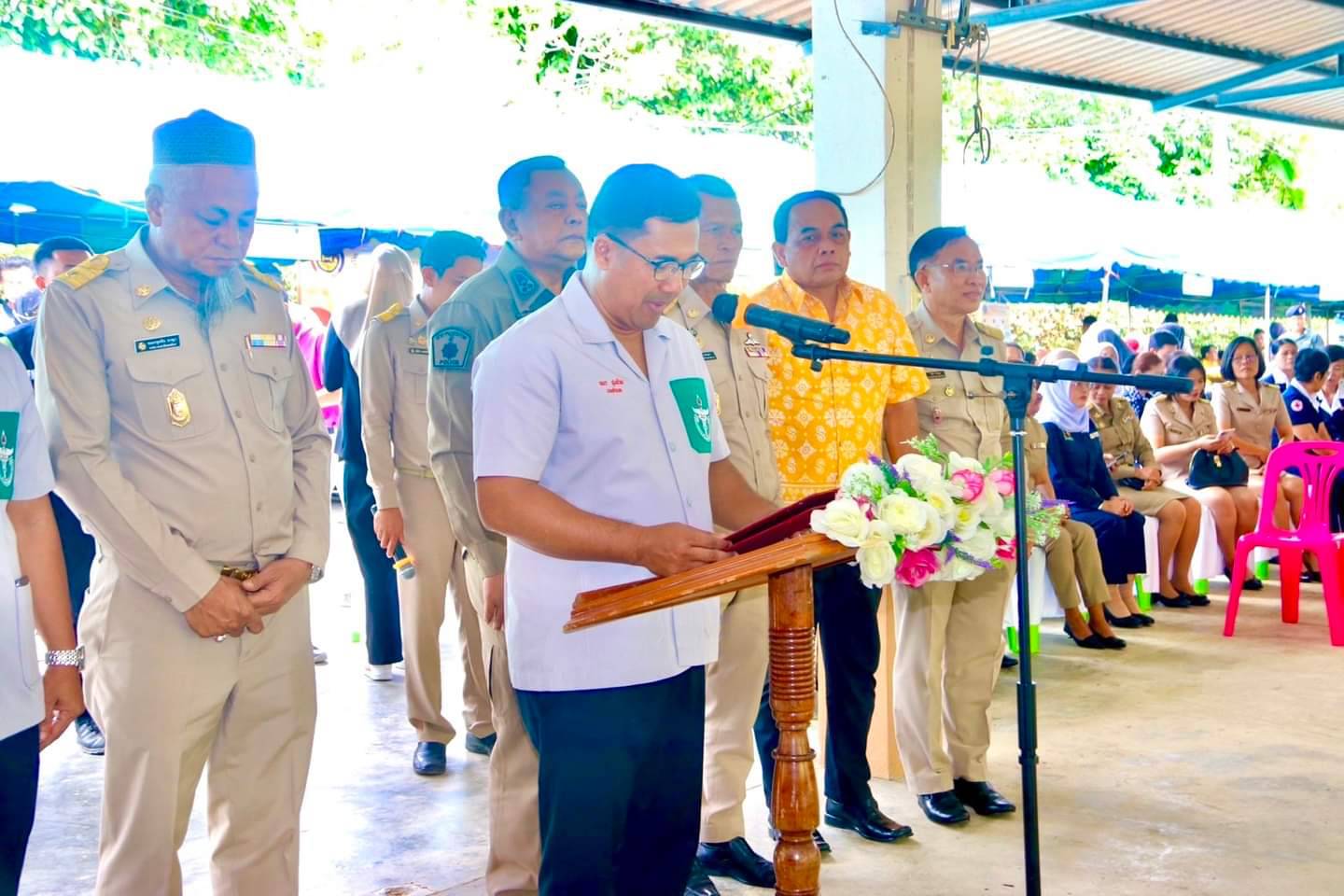 พช.ยะลา ร่วมพิธีเปิดโครงการจังหวัดเคลื่อนที่ “หน่วยบำบัดทุกข์ บำรุงสุข สร้างรอยยิ้มให้ประชาชน”