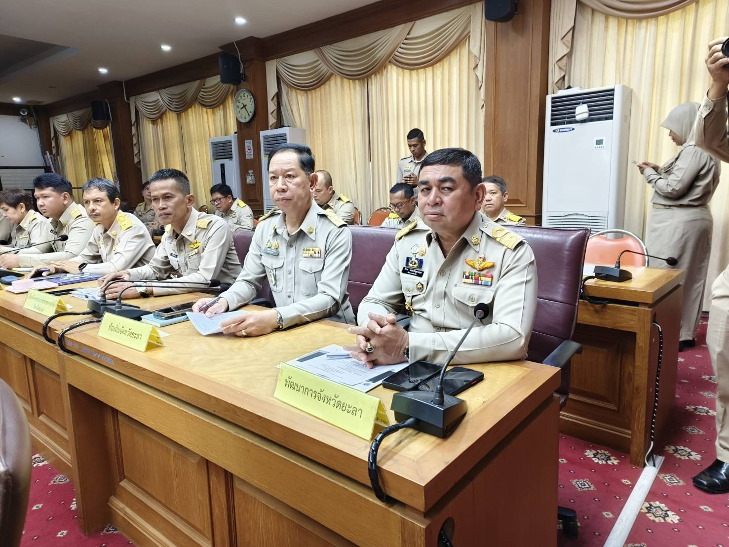 พช.ยะลา ร่วมประชุมนายอำเภอ หัวหน้าส่วนราชการ รัฐวิสาหกิจ สังกัดกระทรวงมหาดไทย