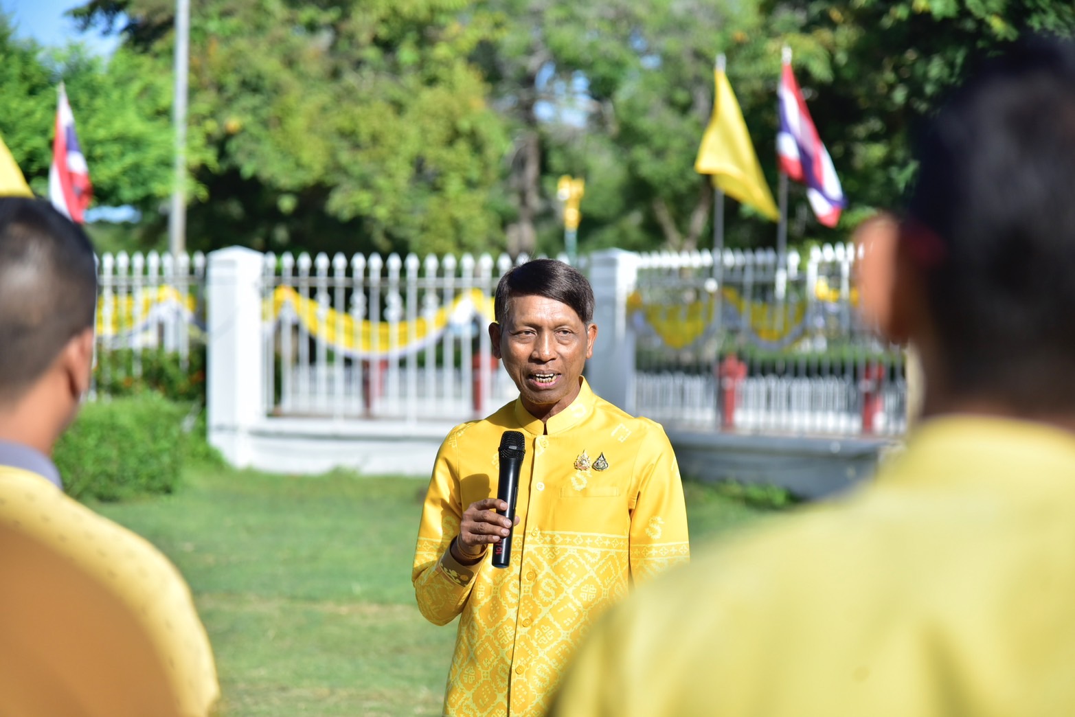พช.ยะลา ร่วมกิจกรรมเข้าแถวเคารพธงชาติ และร่วมร้องเพลงชาติ