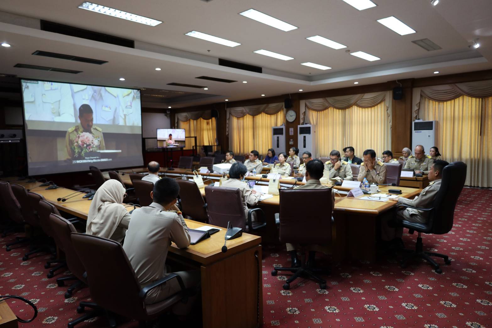 พช.ยะลา ร่วมการประชุมมอบนโยบายของผู้บริหารกระทรวงมหาดไทย ประจำปีงบประมาณ พ.ศ.2568