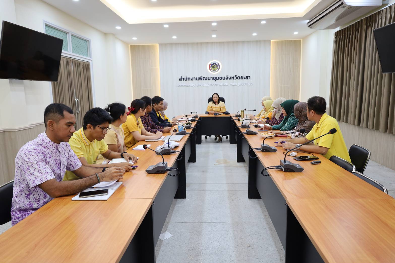 พช.ยะลา จัดประชุมเพื่อหารือแนวทางการประชาสัมพันธ์และสื่อสารภาพลักษณ์องค์กร