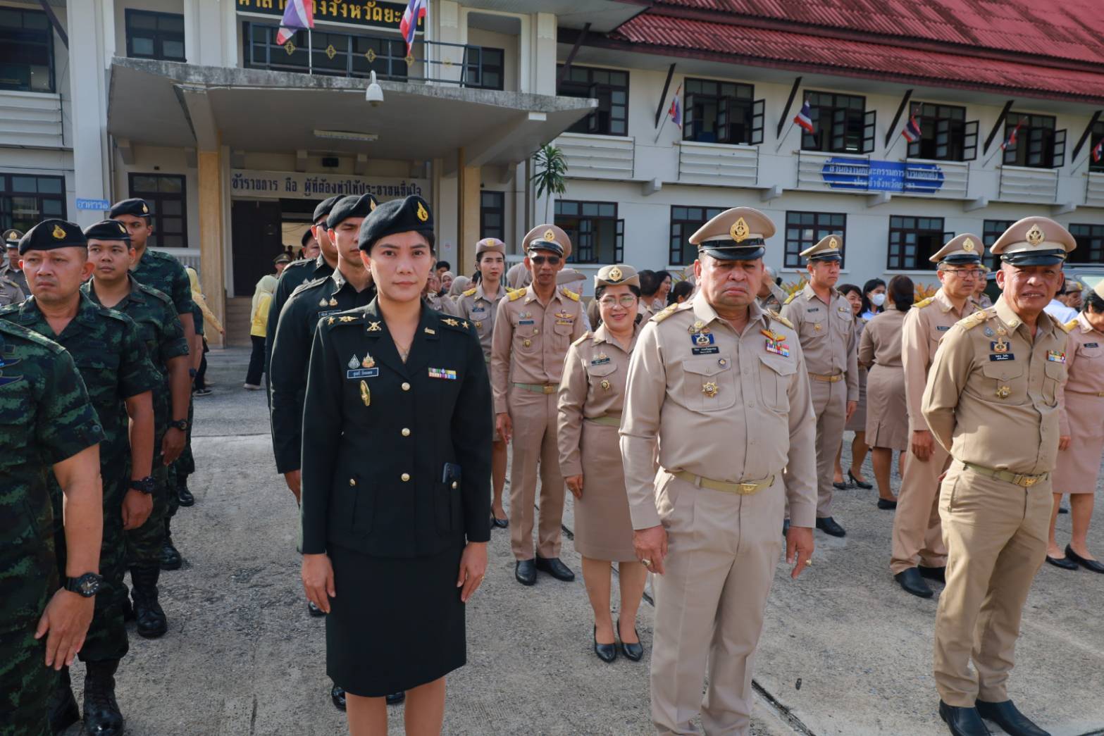 พช.ยะลา ร่วมกิจกรรมเข้าแถวเคารพธงชาติ และร่วมร้องเพลงชาติ