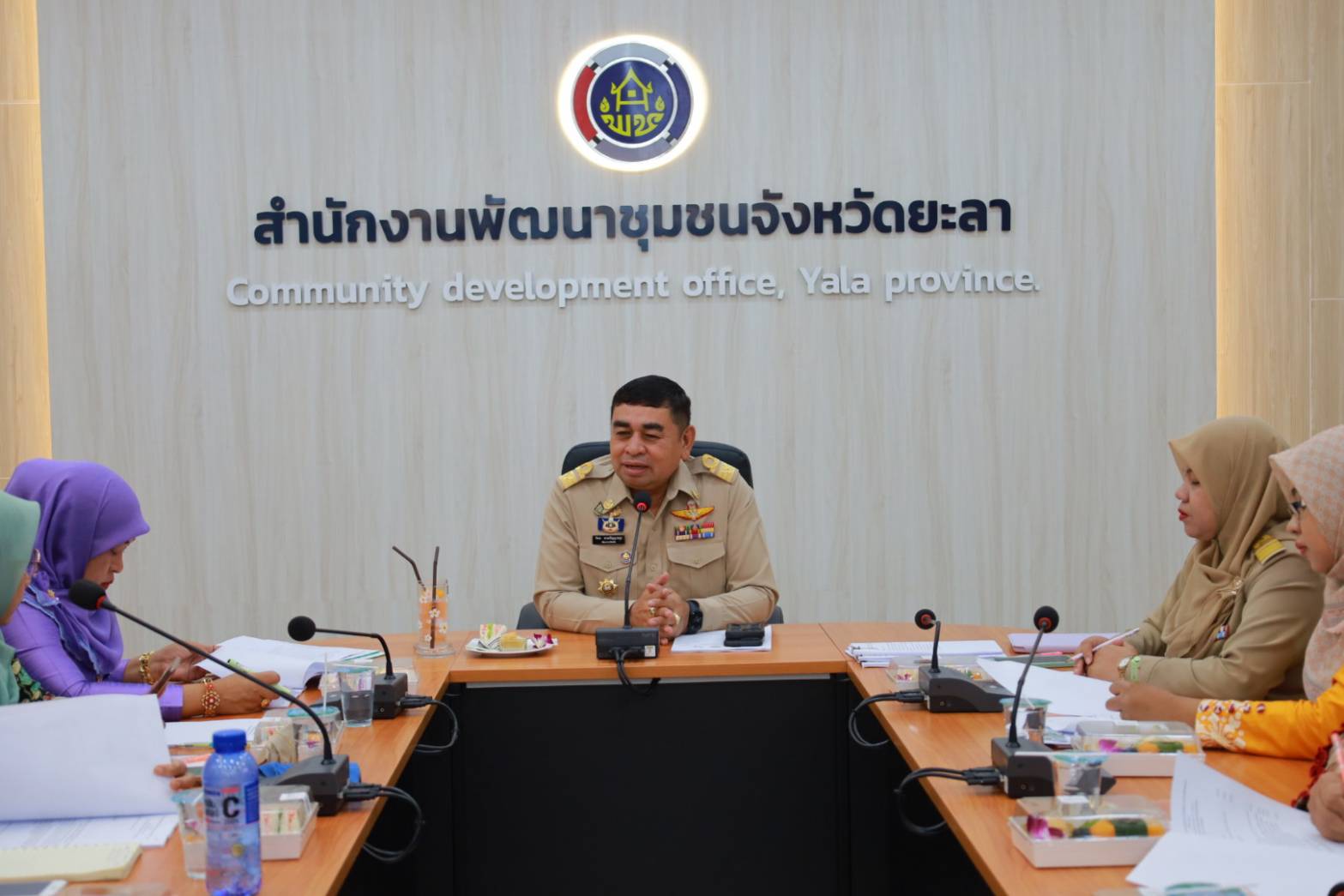 พช.ยะลา ประชุมคณะทำงานขับเคลื่อนกองทุนพัฒนาบทบาทสตรีระดับจังหวัดยะลา ครั้งที่ 1 ประจำปีงบประมาณ พ.ศ. 2568