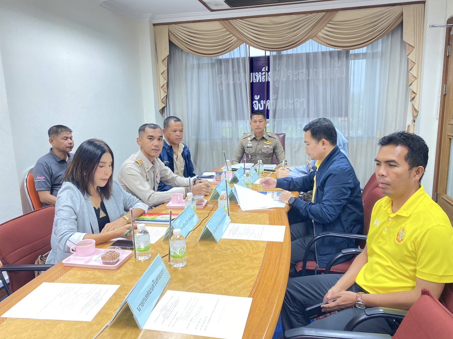 พช.ยะลา ร่วมประชุมศูนย์ปฏิบัติการติดตามเร่งรัดการบำบัดรักษา ฟื้นฟูสภาพสังคม ป้องกัน และปราบปรามยาเสพติด ครั้งที่ 1/2567