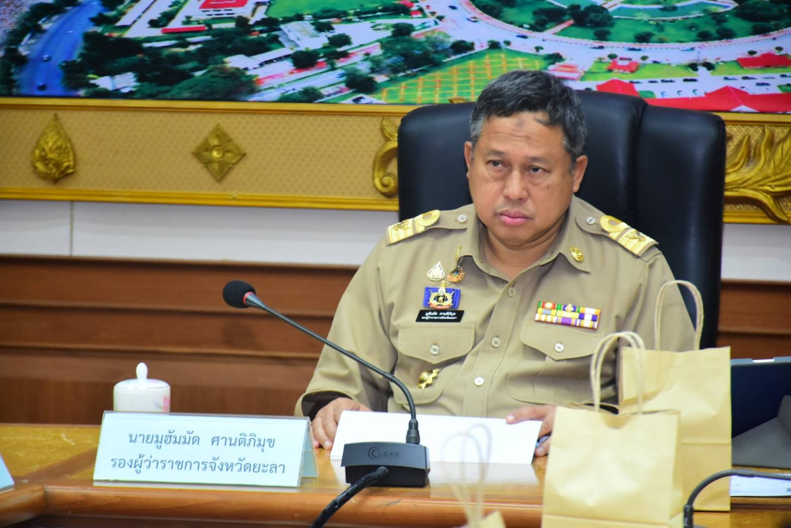 พช.ยะลา ร่วมประชุมศูนย์ปฏิบัติการติดตามเร่งรัดการบำบัดรักษา ฟื้นฟูสภาพสังคม ป้องกัน และปราบปรามยาเสพติด ครั้งที่ 2/2567