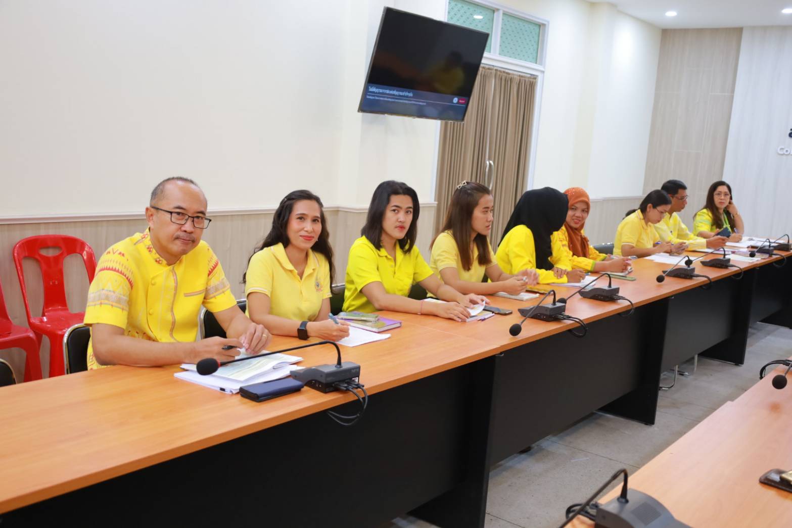 พช.ยะลา ประชุมประจำสัปดาห์เจ้าหน้าที่พัฒนาชุมชนจังหวัดยะลา