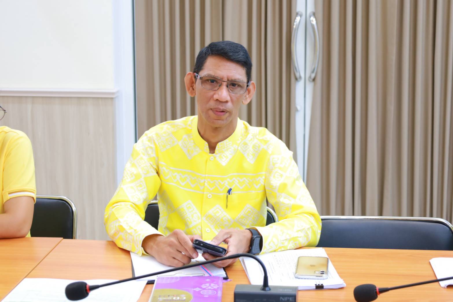 พช.ยะลา ประชุมประจำสัปดาห์เจ้าหน้าที่พัฒนาชุมชนจังหวัดยะลา