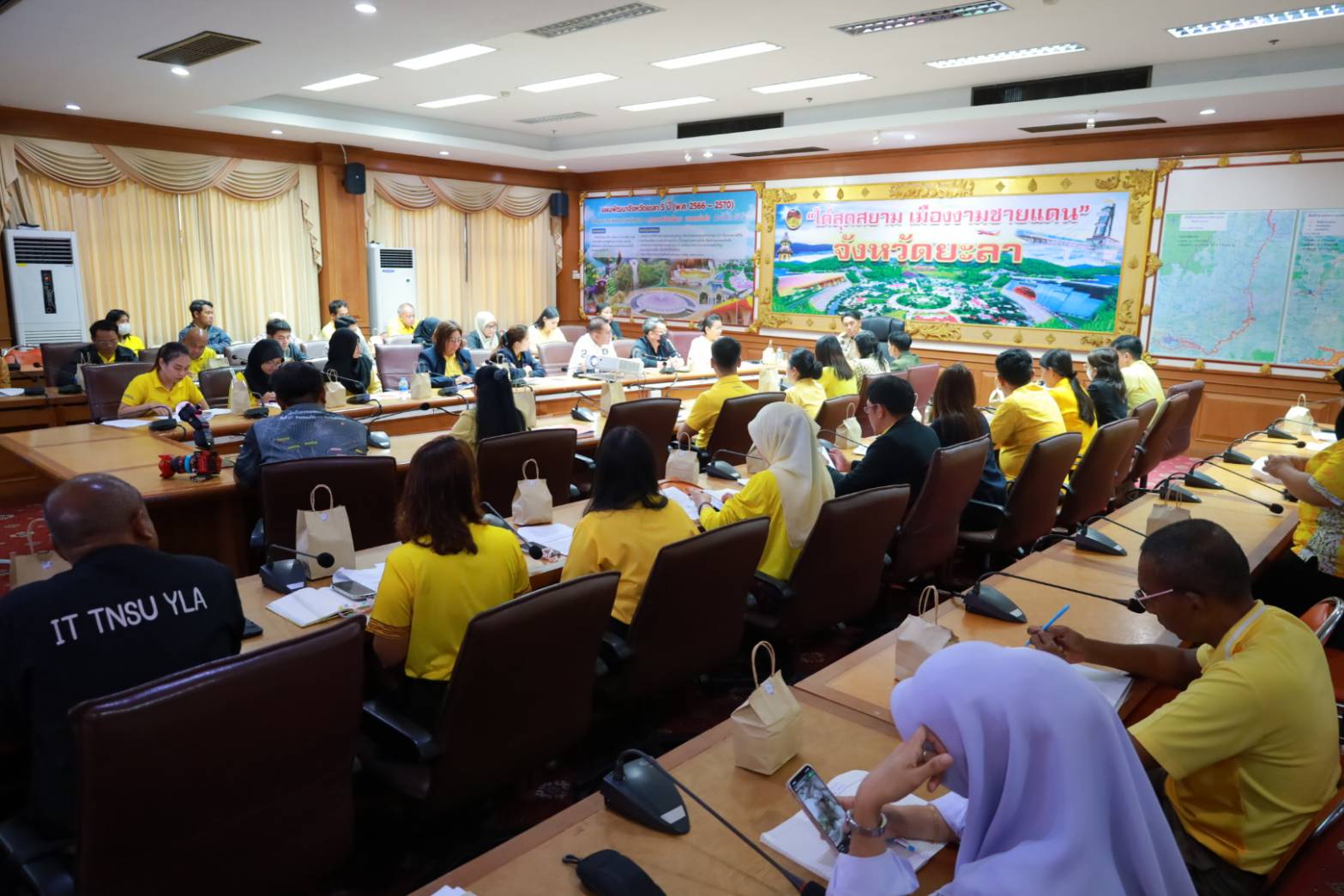 พช.ยะลา ร่วมประชุมสร้างเครือข่ายเพื่อพัฒนาแนวทางการประชาสัมพันธ์ ตามแผนปฎิบัติการด้านการประชาสัมพันธ์แห่งชาติ