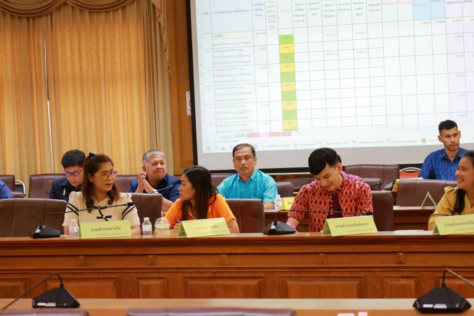พช.ยะลา ร่วมประชุมติดตามเร่งรัดการใช้จ่ายงบประมาณของจังหวัดยะลา ครั้งที่ 2/2568