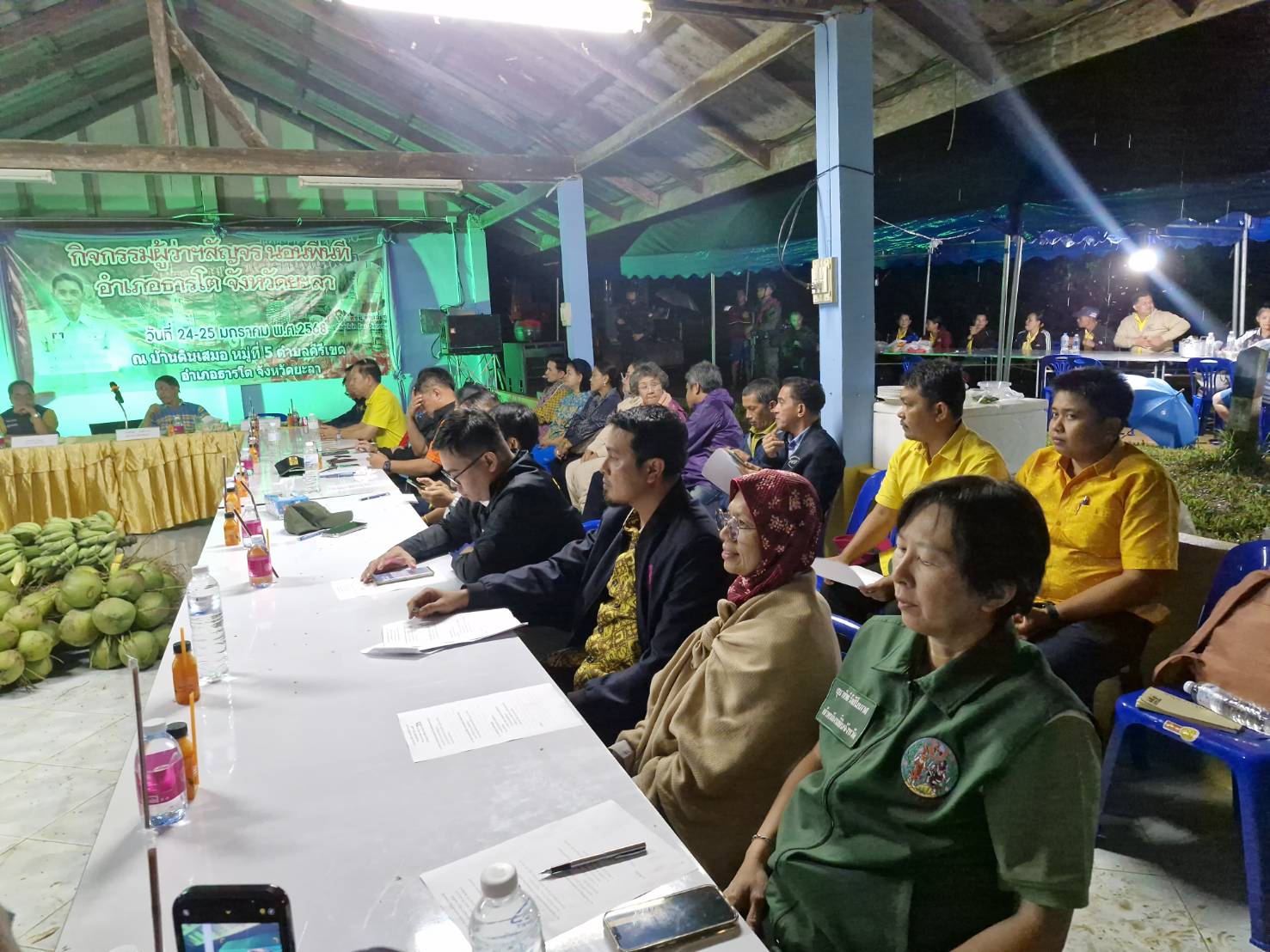 พช.ยะลา ร่วมกิจกรรมผู้ว่าฯ สัญจรนอนพื้นที่ อำเภอธารโต 
