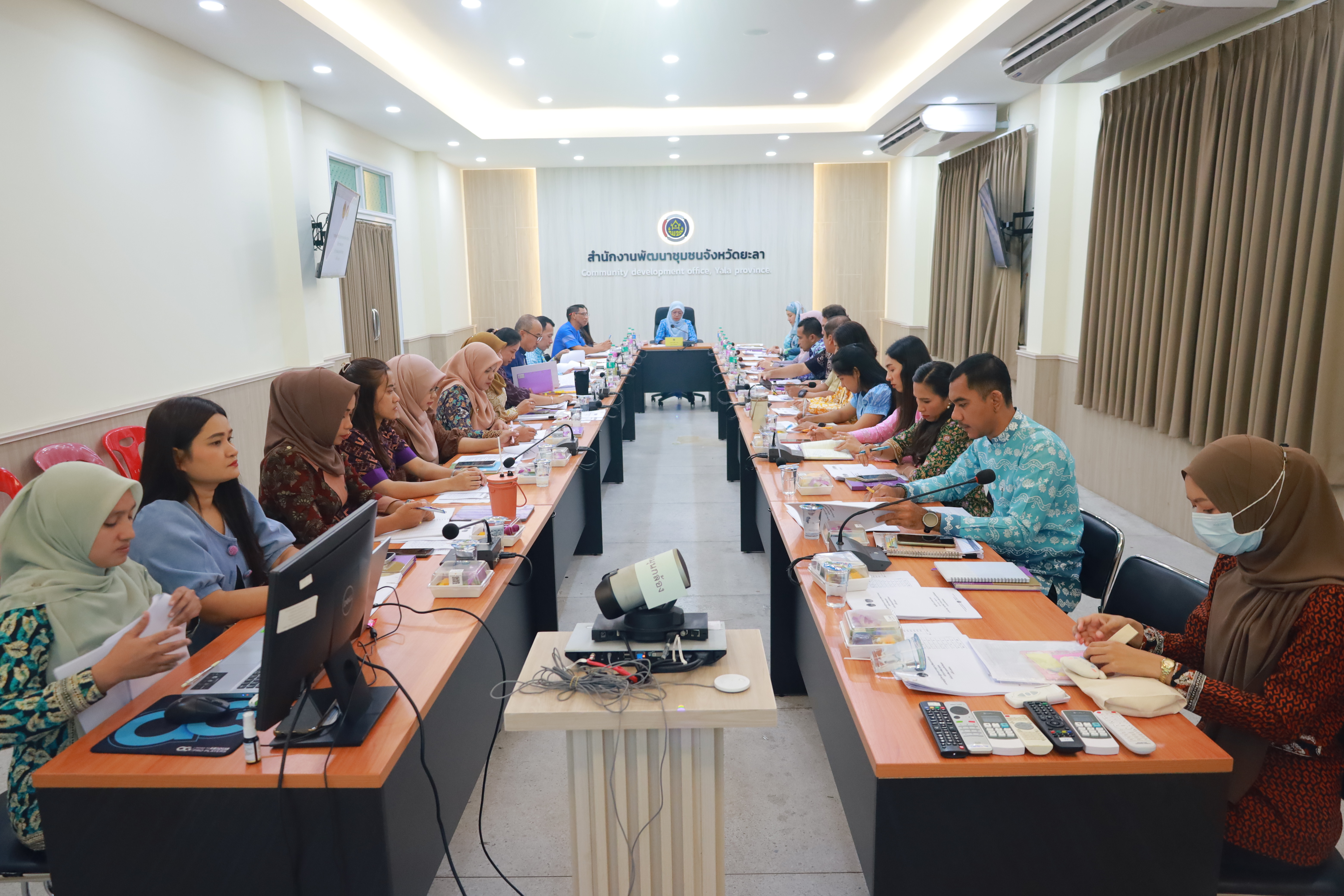 พช.ยะลา ประชุมผู้บริหาร ผู้อำนวยการกลุ่มงาน พัฒนาการอำเภอ นักวิชาการพัฒนาชุมชน ครั้งที่ 1/2568