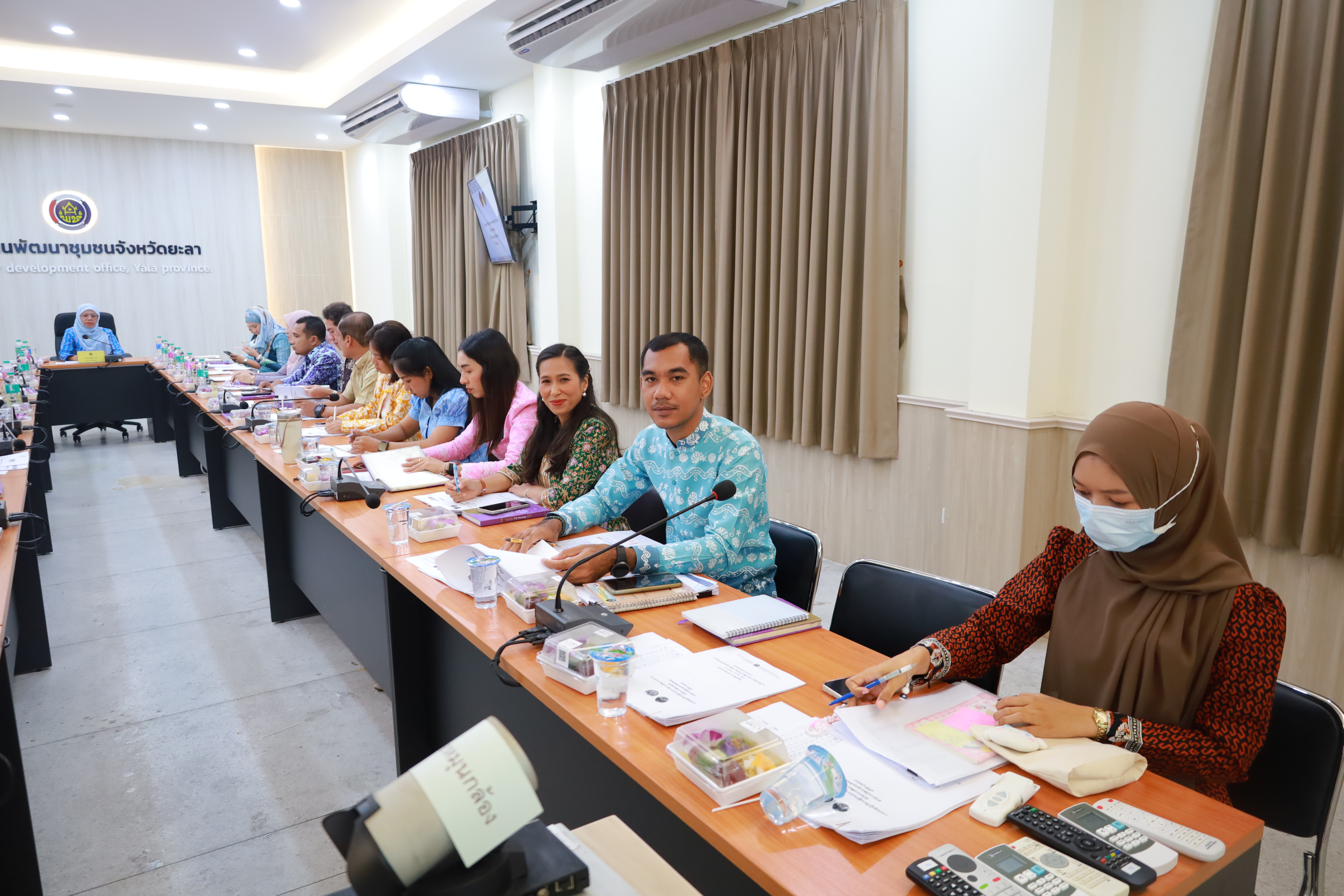 พช.ยะลา ประชุมผู้บริหาร ผู้อำนวยการกลุ่มงาน พัฒนาการอำเภอ นักวิชาการพัฒนาชุมชน ครั้งที่ 1/2568