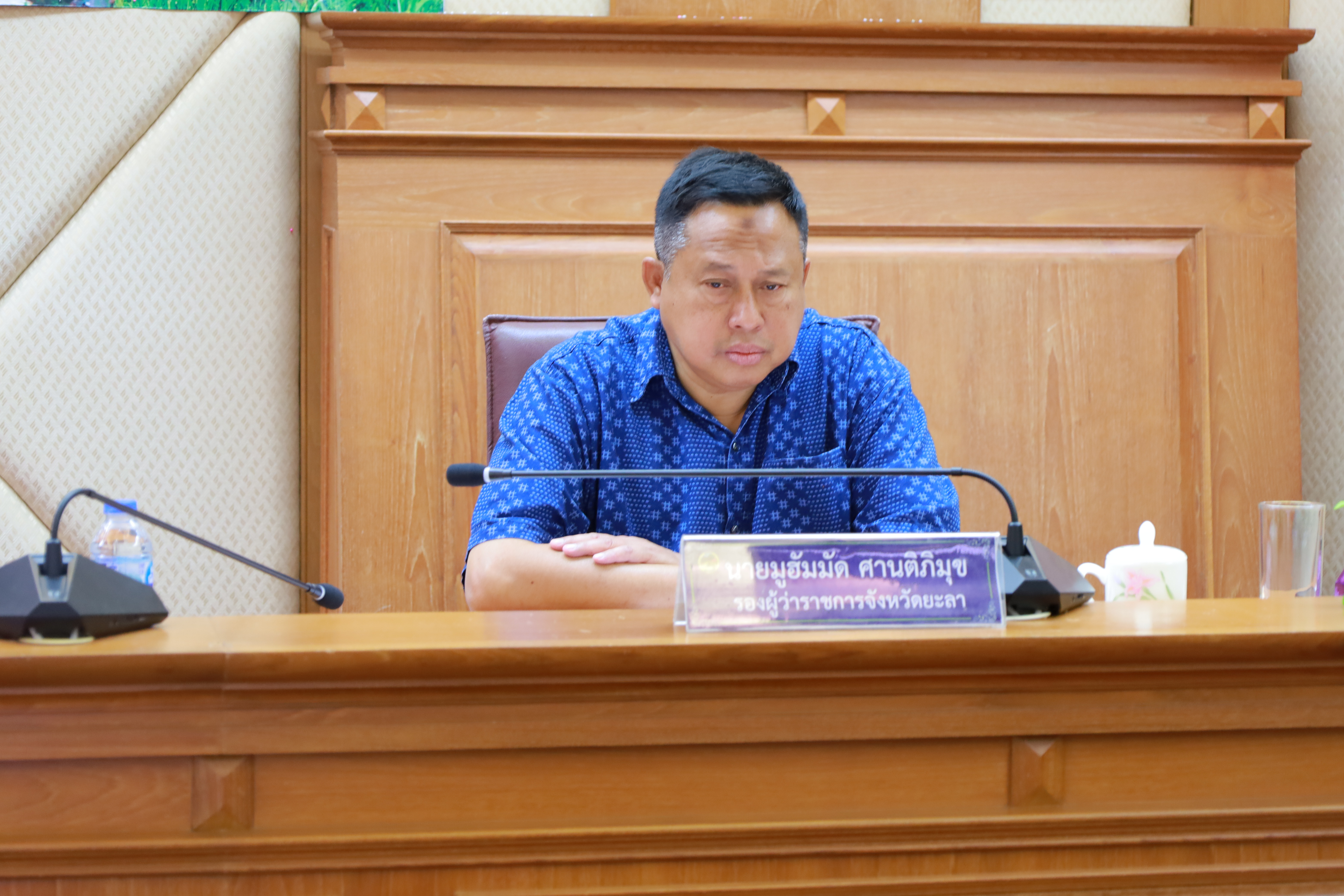 พช.ยะลา เข้าร่วมประชุมเตรียมการต้อนรับนายกรัฐมนตรี และคณะฯ