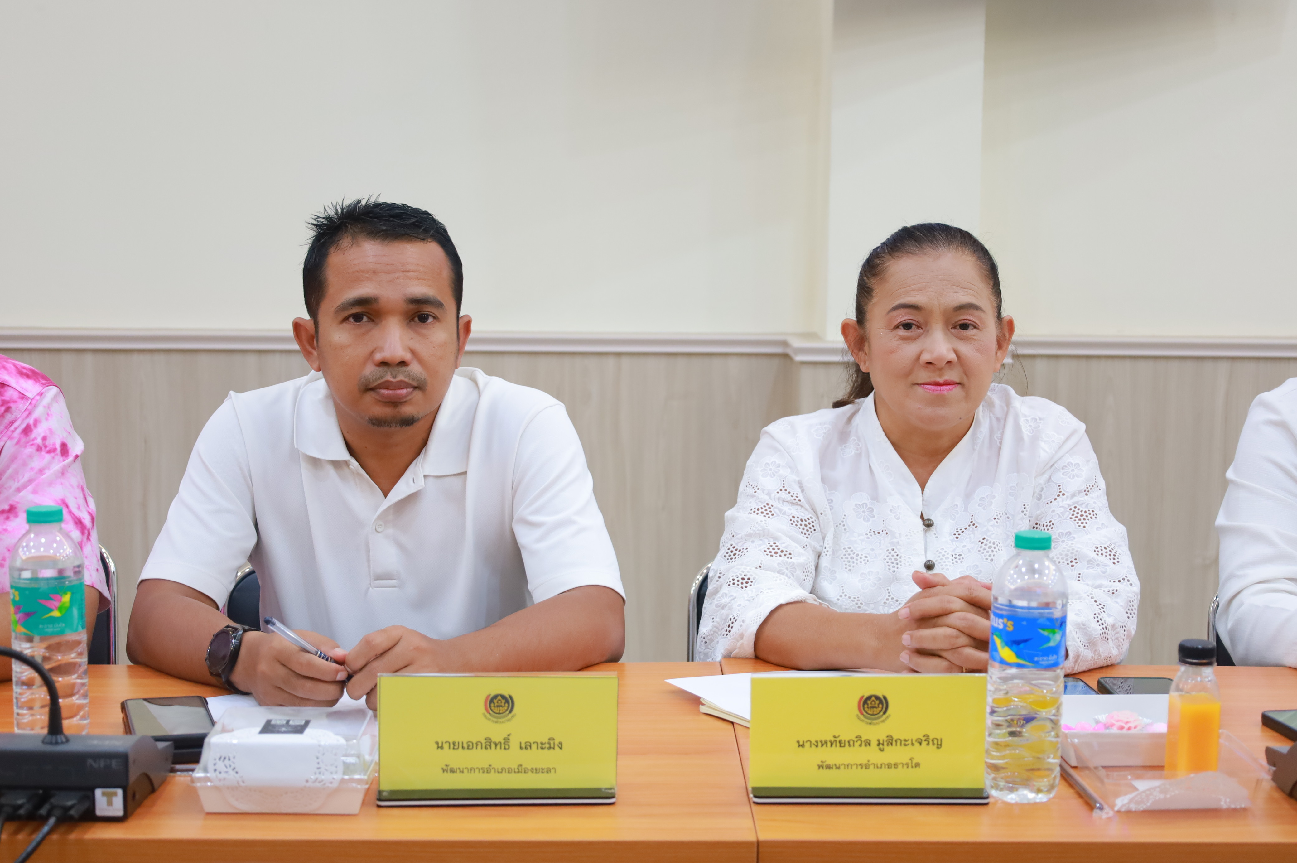 พช.ยะลา ให้การต้อนรับการลงพื้นที่ติดตามและสนับสนุนการตรวจราชการของนายวัชระ ธรรมปัญญาสกุล ผู้ตรวจราชการกรมการพัฒนาชุมชน ปฏิบัติหน้าที่ผู้อำนวยการศูนย์ศึกษาและพัฒนาชุมชนยะลา ในพื้นที่จังหวัดยะลา ประจำเดือนมกราคม 2568