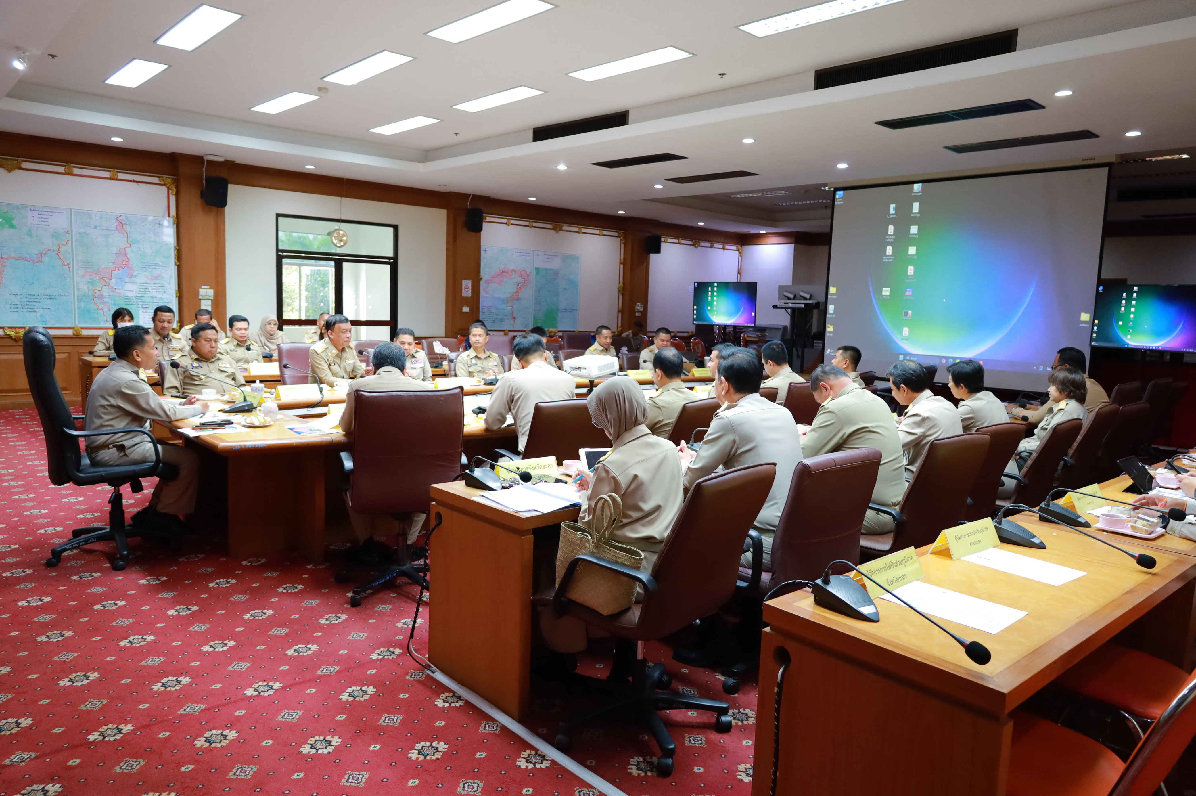 พช.ยะลา ร่วมประชุมนายอำเภอ หัวหน้าส่วนราชการ รัฐวิสาหกิจ สังกัดกระทรวงมหาดไทย