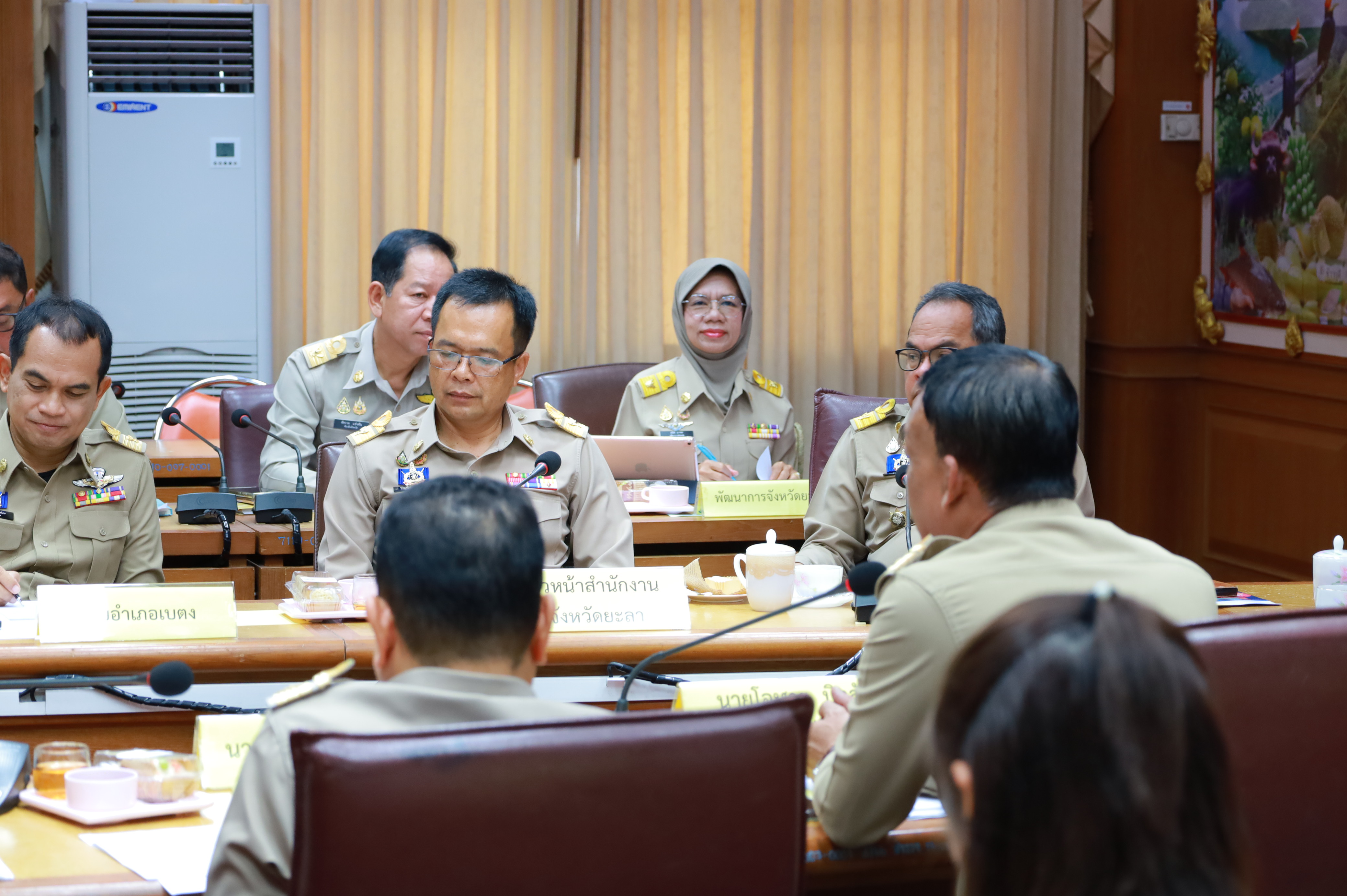 พช.ยะลา ร่วมประชุมนายอำเภอ หัวหน้าส่วนราชการ รัฐวิสาหกิจ สังกัดกระทรวงมหาดไทย