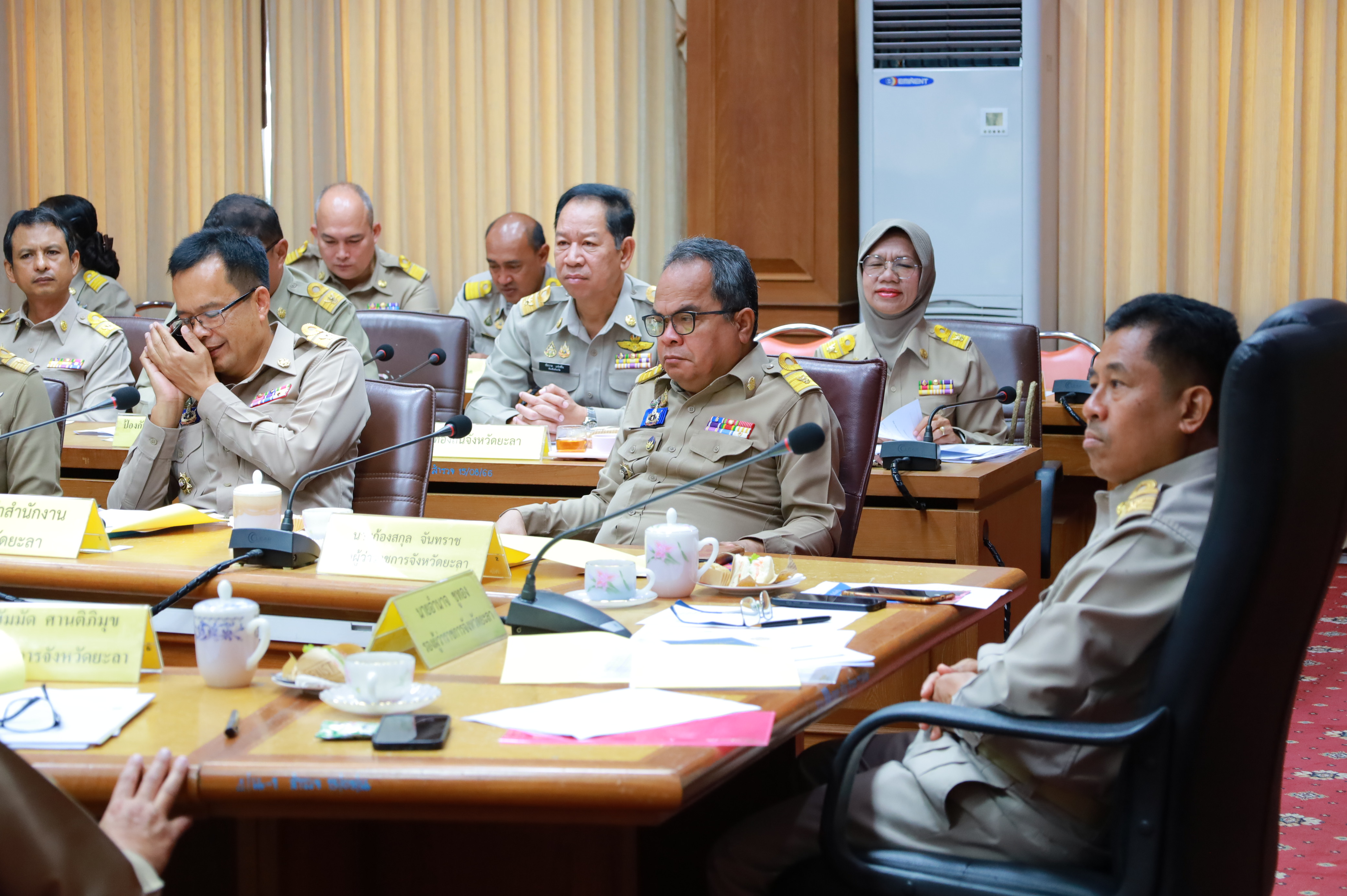 พช.ยะลา ร่วมประชุมนายอำเภอ หัวหน้าส่วนราชการ รัฐวิสาหกิจ สังกัดกระทรวงมหาดไทย