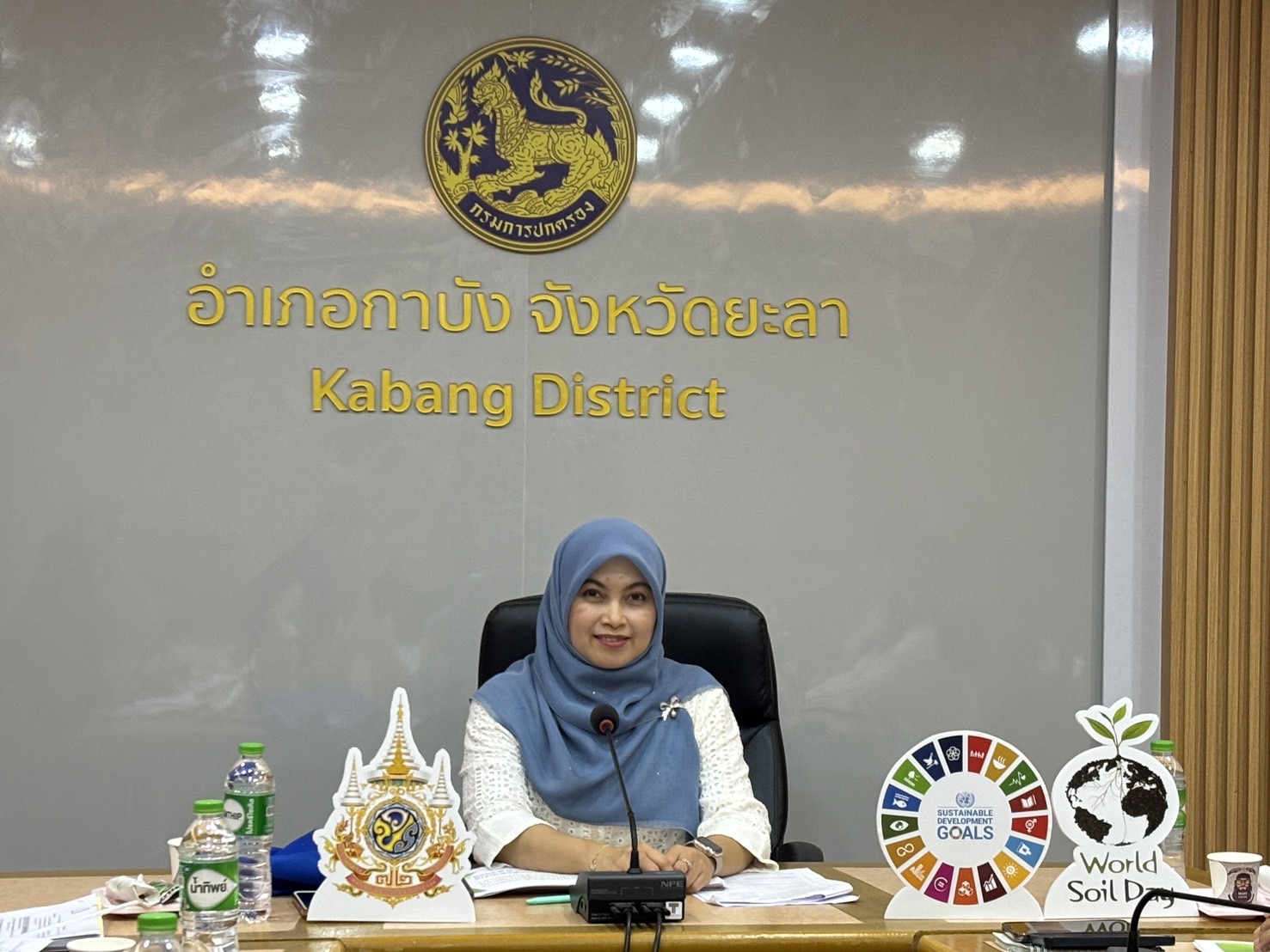 พช.ยะลา ลงพื้นที่นิเทศติดตามงานพัฒนาชุมชนอำเภอกาบัง
