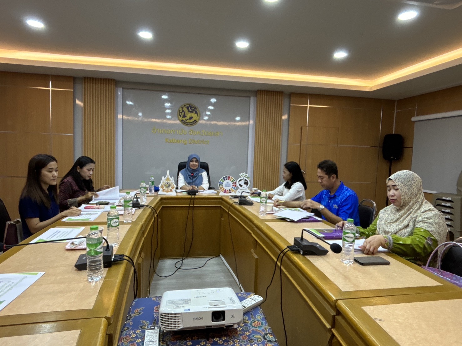 พช.ยะลา ลงพื้นที่นิเทศติดตามงานพัฒนาชุมชนอำเภอกาบัง