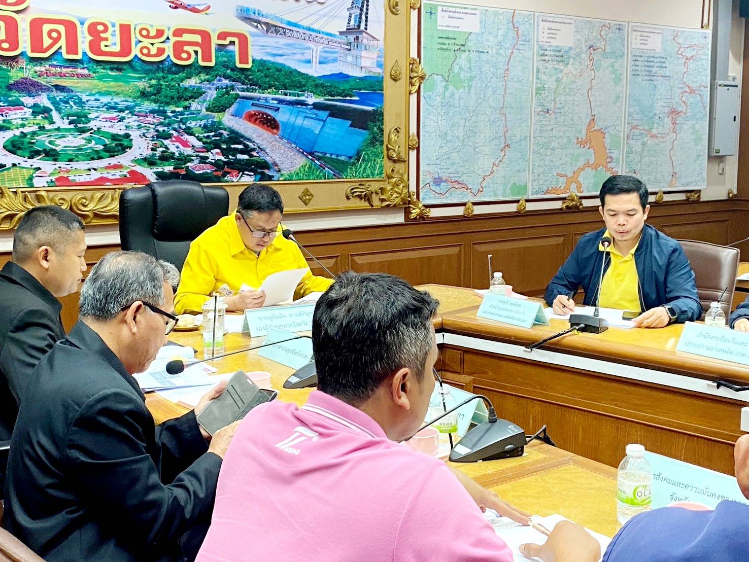 พช.ยะลา ร่วมประชุมศูนย์ปฏิบัติการติดตามเร่งรัดการบำบัดรักษา ฟื้นฟูสภาพสังคม ป้องกัน และปราบปรามยาเสพติด ครั้งที่ 3/2568