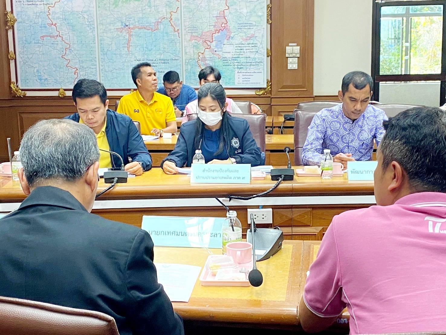พช.ยะลา ร่วมประชุมศูนย์ปฏิบัติการติดตามเร่งรัดการบำบัดรักษา ฟื้นฟูสภาพสังคม ป้องกัน และปราบปรามยาเสพติด ครั้งที่ 3/2568