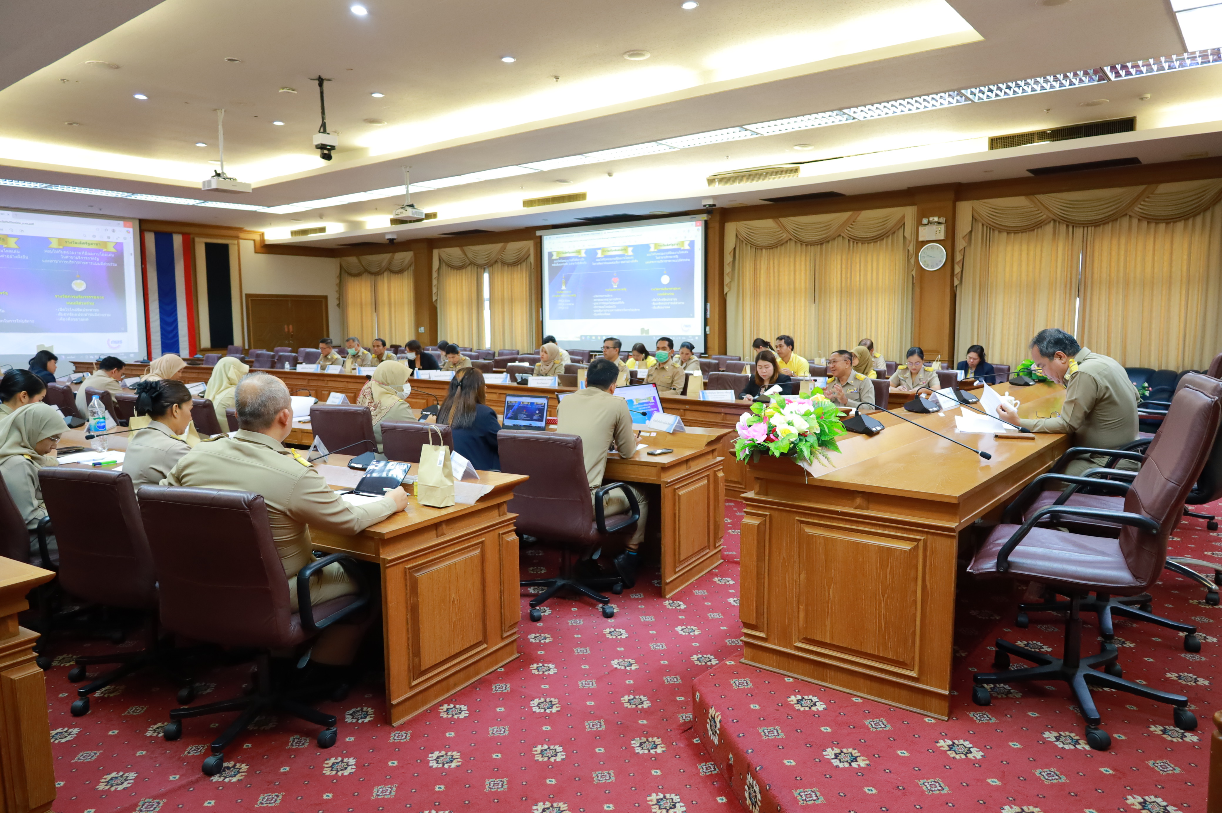 พช.ยะลา ร่วมประชุมคณะกรรมการติดตามและกำกับดูแลการดำเนินการพัฒนาคุณภาพการบริหารจัดการภาครัฐ จังหวัดยะลา 