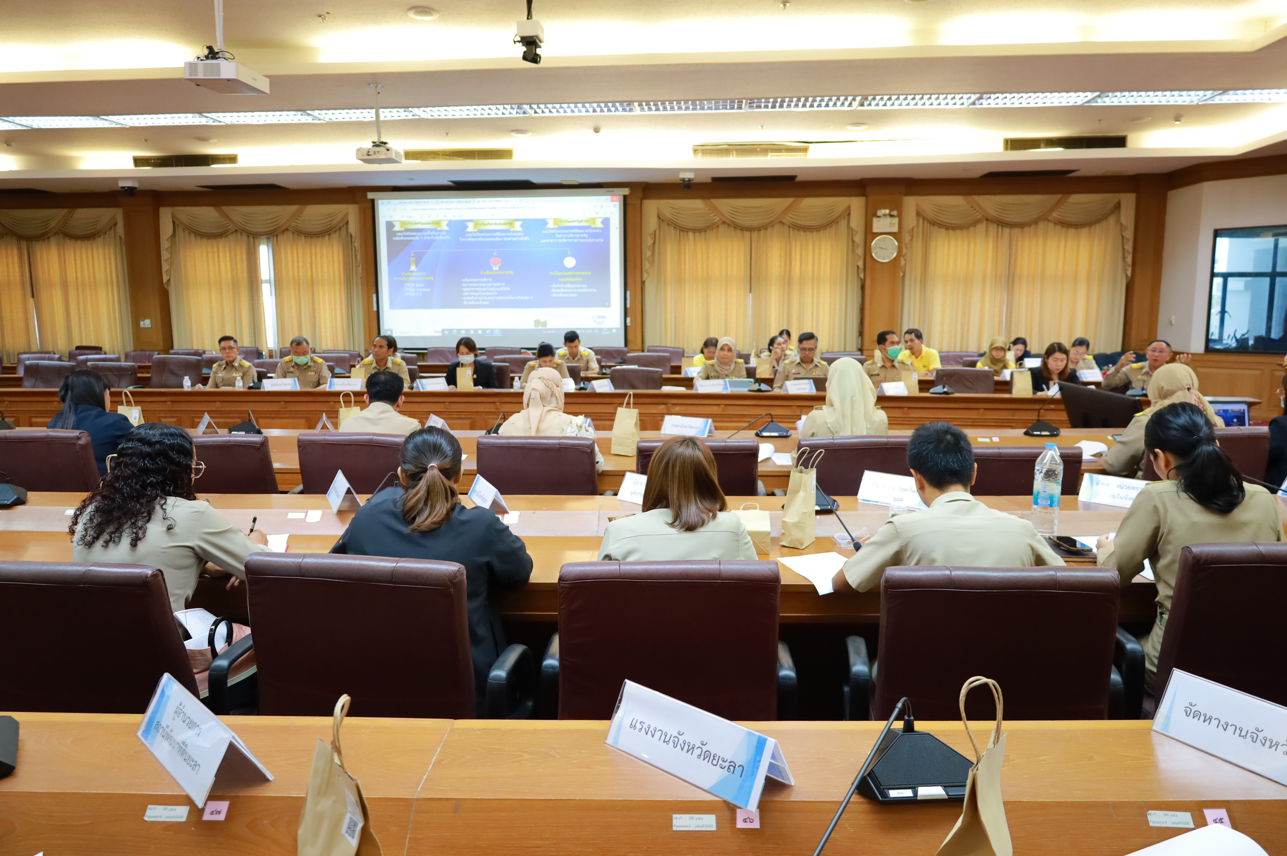 พช.ยะลา ร่วมประชุมคณะกรรมการติดตามและกำกับดูแลการดำเนินการพัฒนาคุณภาพการบริหารจัดการภาครัฐ จังหวัดยะลา 