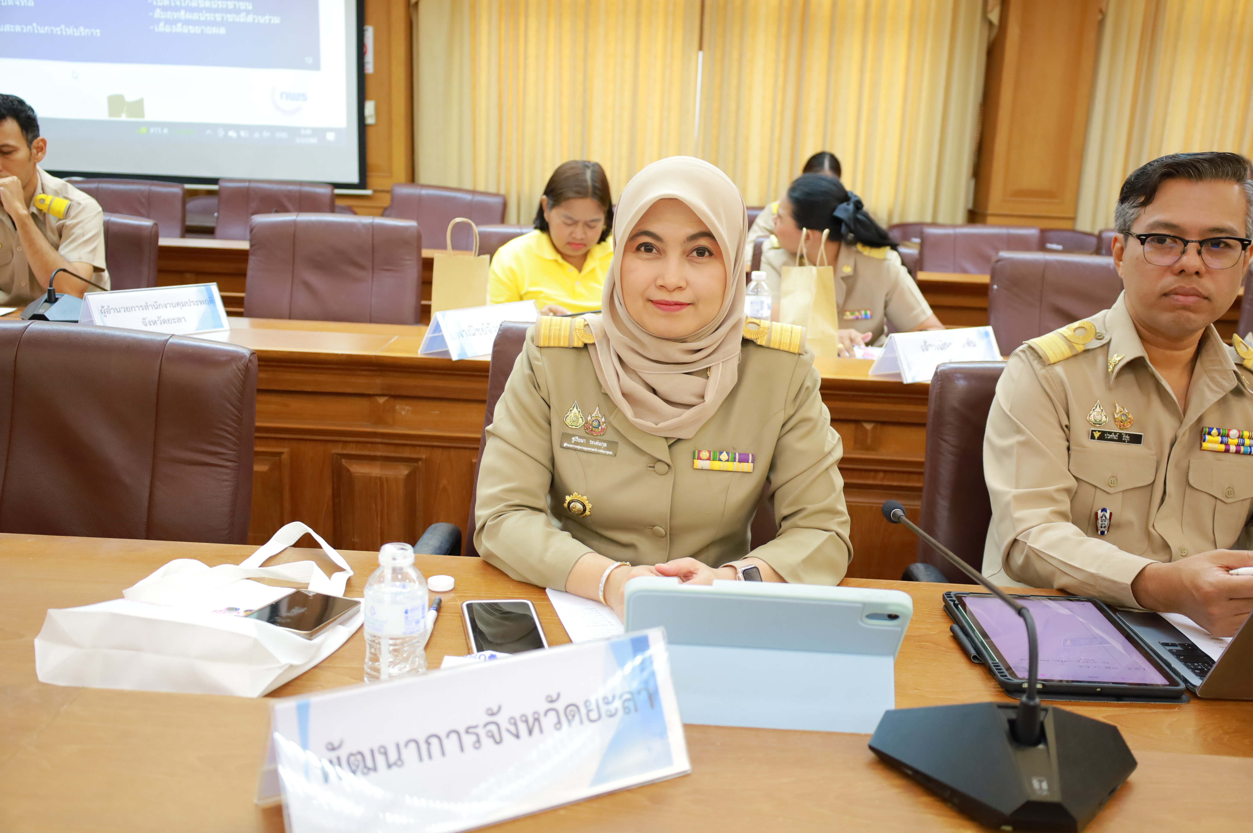 พช.ยะลา ร่วมประชุมคณะกรรมการติดตามและกำกับดูแลการดำเนินการพัฒนาคุณภาพการบริหารจัดการภาครัฐ จังหวัดยะลา 