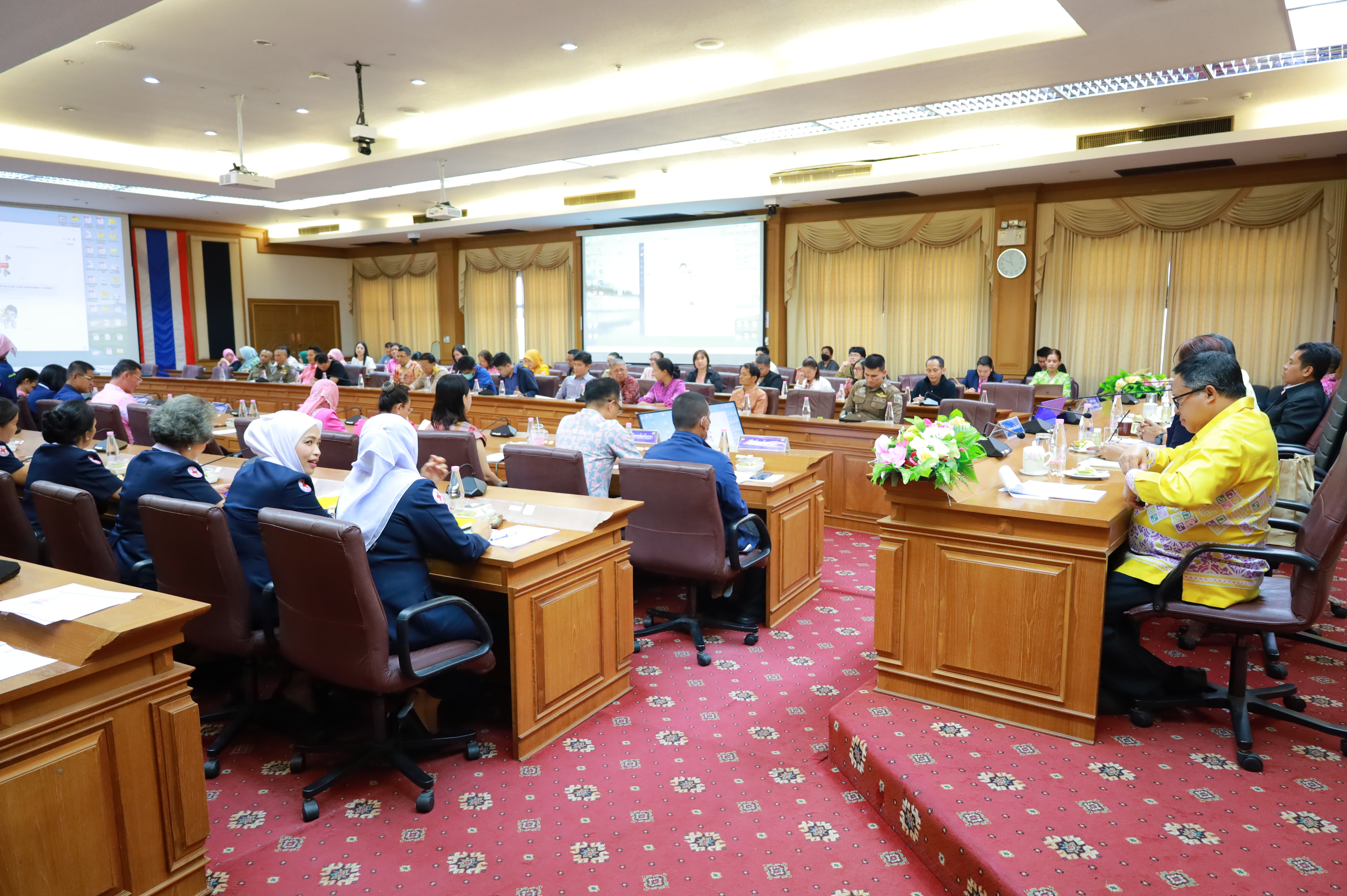 พช.ยะลา ร่วมประชุมเตรียมความพร้อมการจัดประชุมสัมนาเหล่ากาชาดจังหวัด ภาค 12 ครั้งที่ 2/2568