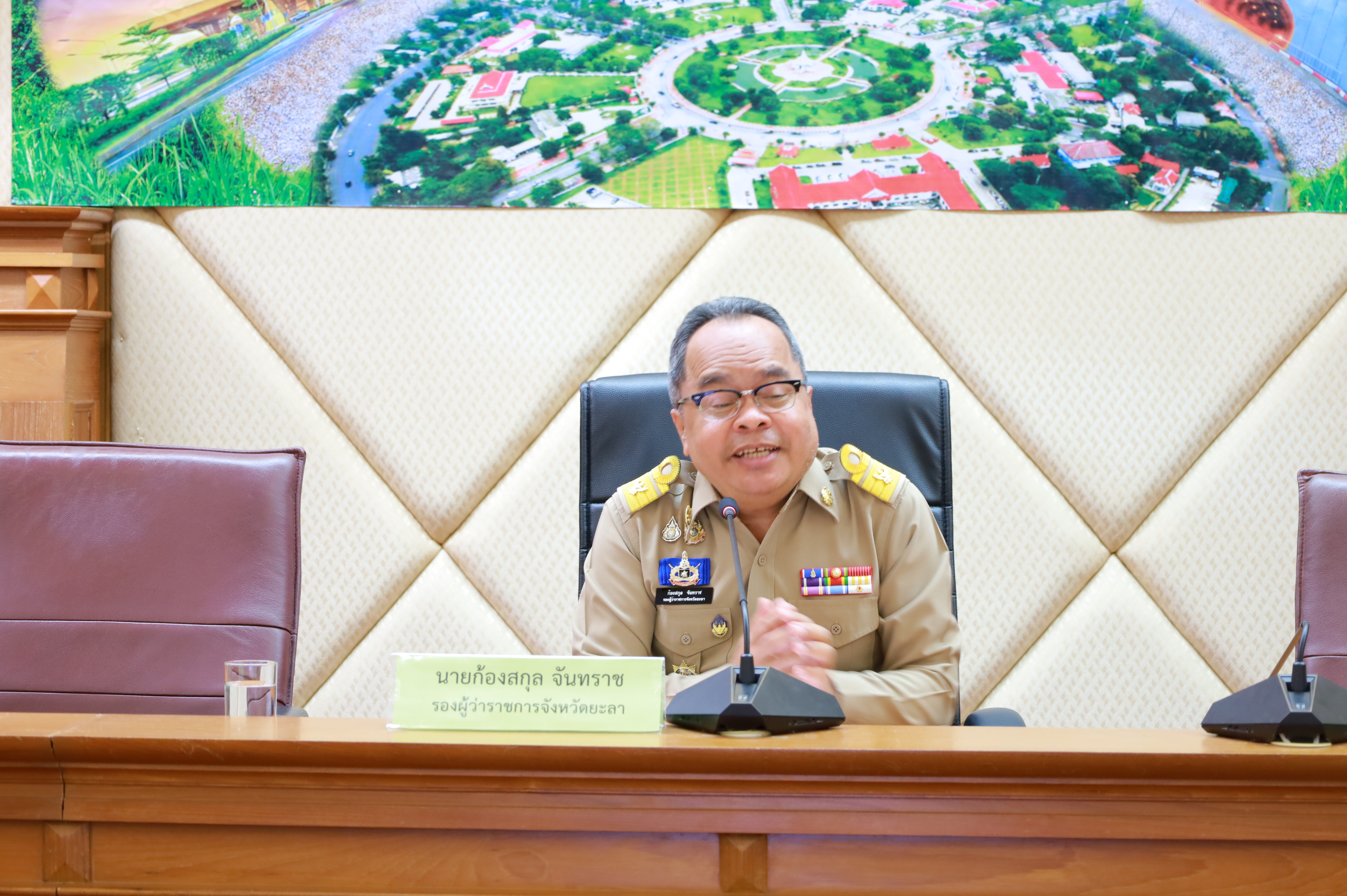 พช.ยะลา ร่วมประชุมนายกองค์กรปกครองส่วนท้องถิ่นและปลัดองค์กรปกครองส่วนท้องถิ่น ประจำเดือนกุมภาพันธ์