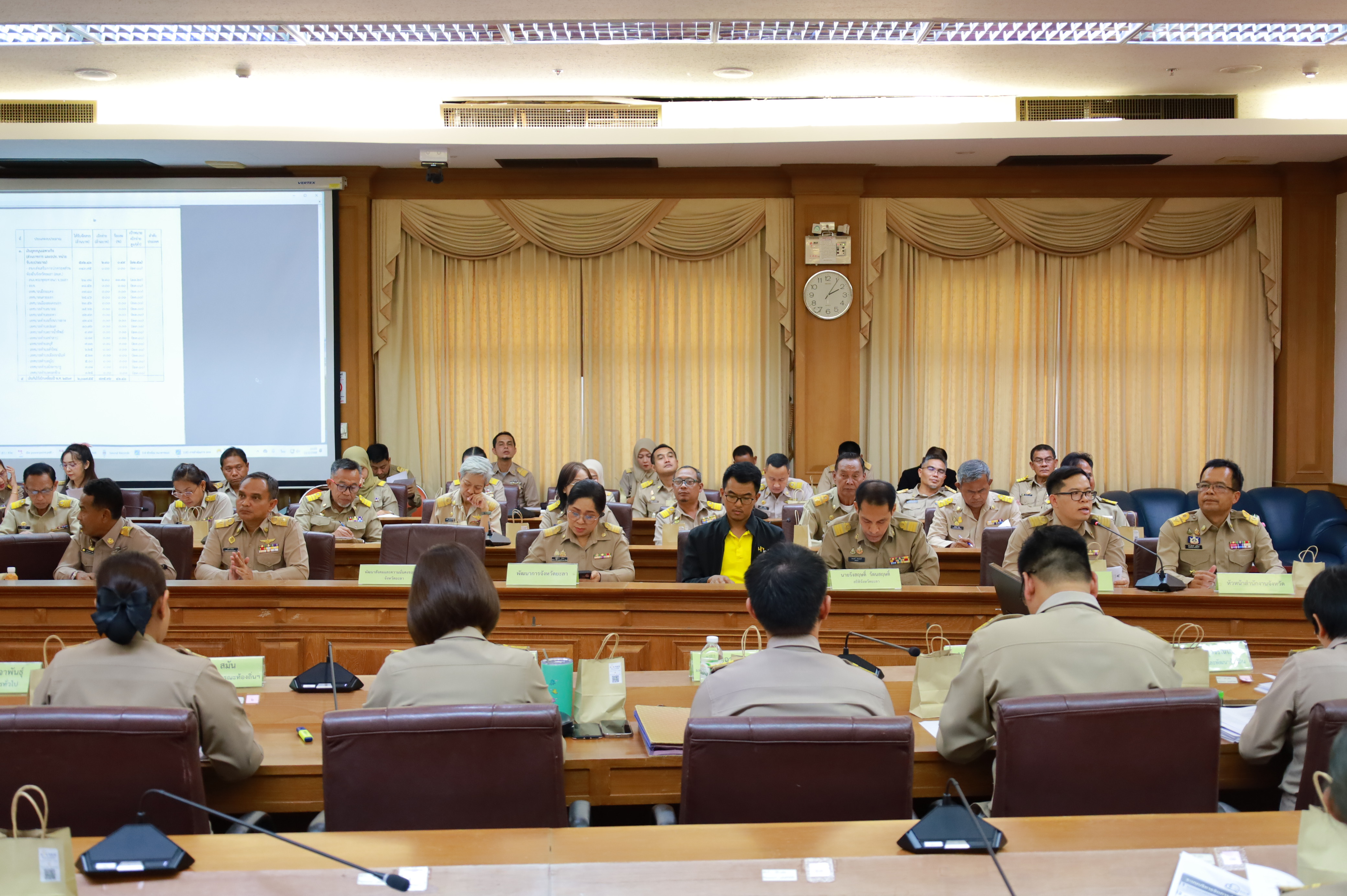 พช.ยะลา ร่วมประชุมนายกองค์กรปกครองส่วนท้องถิ่นและปลัดองค์กรปกครองส่วนท้องถิ่น ประจำเดือนกุมภาพันธ์