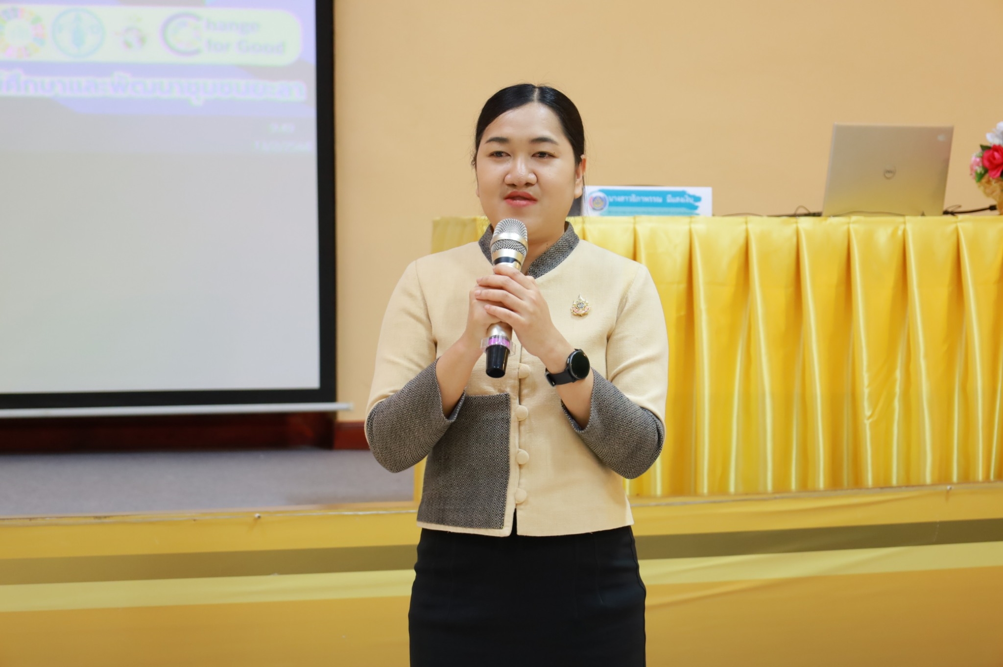 พช.ยะลา ร่วมกิจกรรมประชุมมอบนโยบายและแนวทางการดำเนินงานพัฒนาชุมชน ประจำปีงบประมาณ พ.ศ. 2568 