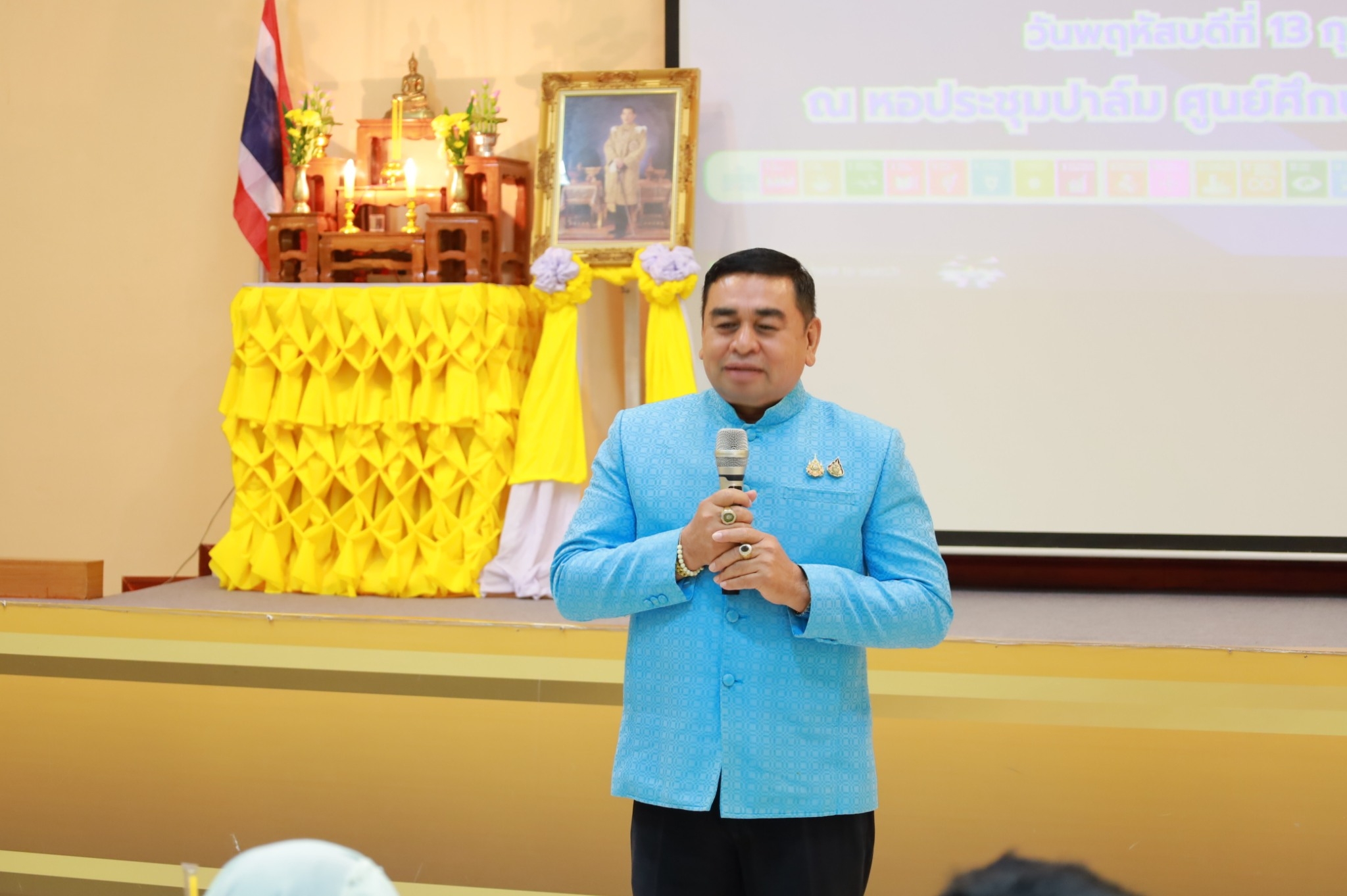 พช.ยะลา ร่วมกิจกรรมประชุมมอบนโยบายและแนวทางการดำเนินงานพัฒนาชุมชน ประจำปีงบประมาณ พ.ศ. 2568 
