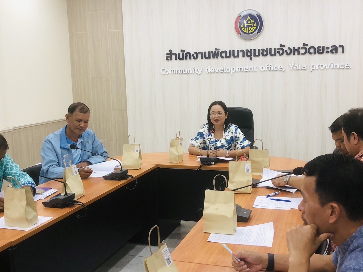 พช.ยะลา จัดประชุมคณะกรรมการเครือข่ายกลุ่มออมทรัพย์เพื่อการผลิตจังหวัดยะลาเเละเจ้าหน้าที่รับผิดชอบงานทุนชุมชนระดับอำเภอ 
