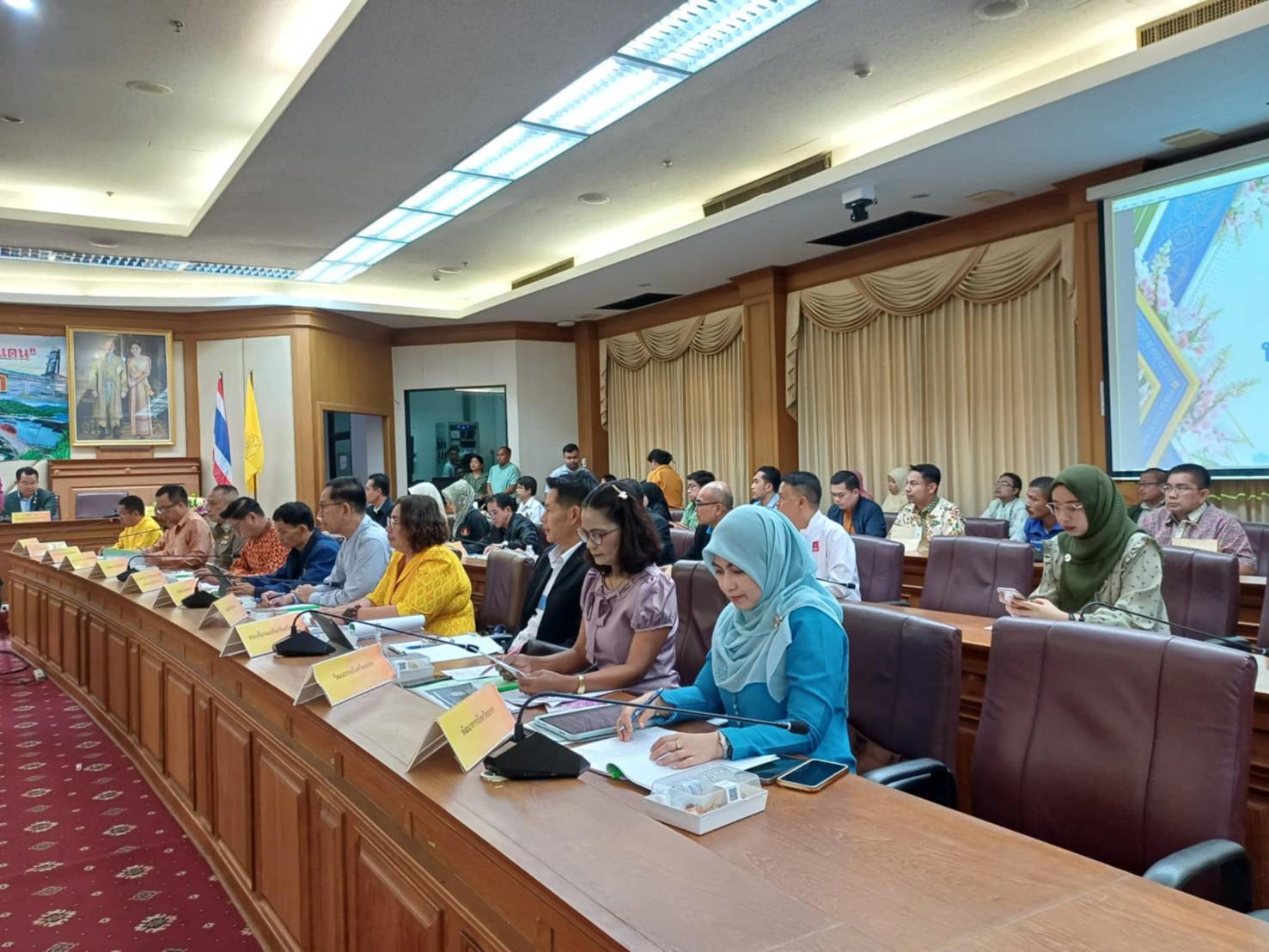 พช.ยะลา ร่วมประชุมการตรวจราชการตามแผนการตรวจราชการแบบบูรณาการของคณะ ผู้ตรวจราชการ เขตตรวจราชการที่ 7 