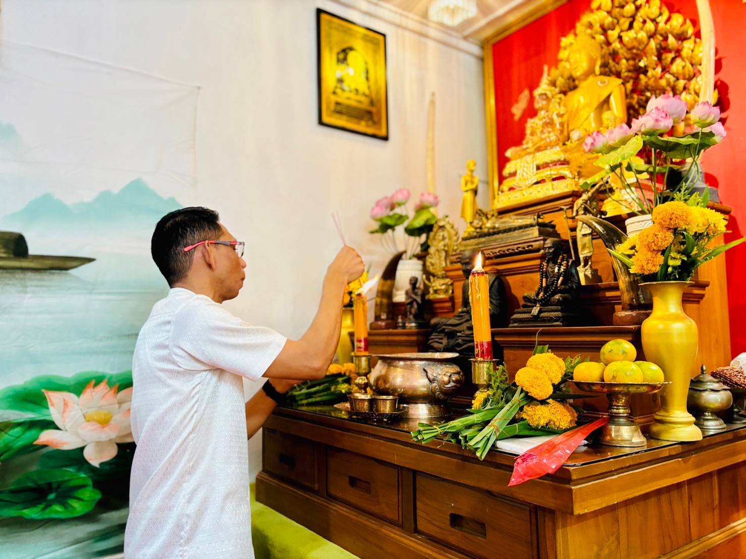 พช.ยะลา ร่วมโครงการส่งเสริมคุณธรรม จริยธรรมข้าราชการ ออกเยี่ยมวัด/พระภิกษุ – สามเณร ในวันธรรมสวนะ (วันพระ)