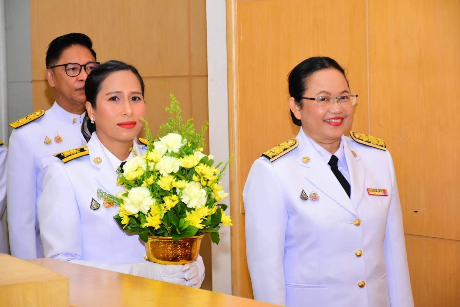 พช.ยะลา ร่วมพิธีวางพานพุ่มถวายราชสักการะ เนื่องในวันพระบิดาแห่งมาตรฐานการช่างไทย ประจำปี 2568