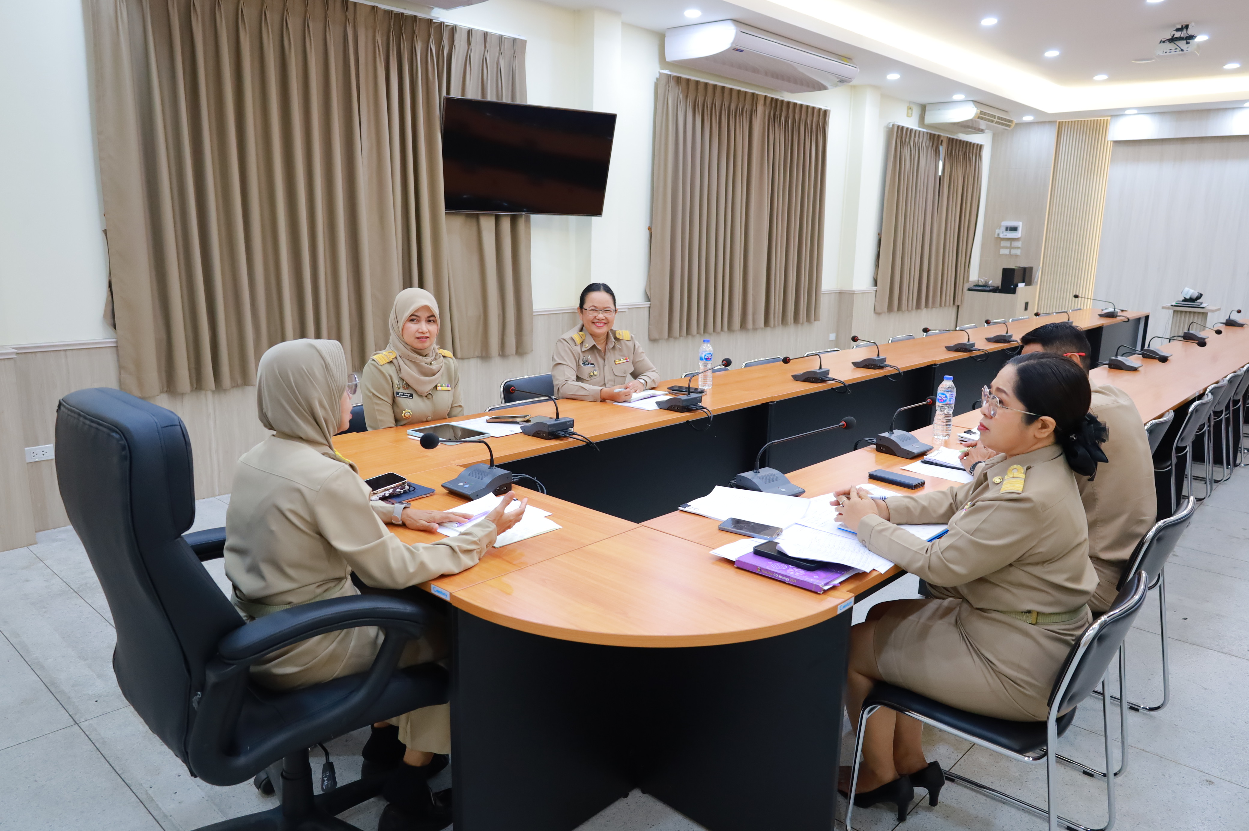 พช.ยะลา ประชุมผู้บริหารสำนักงานพัฒนาชุมชนจังหวัดยะลา