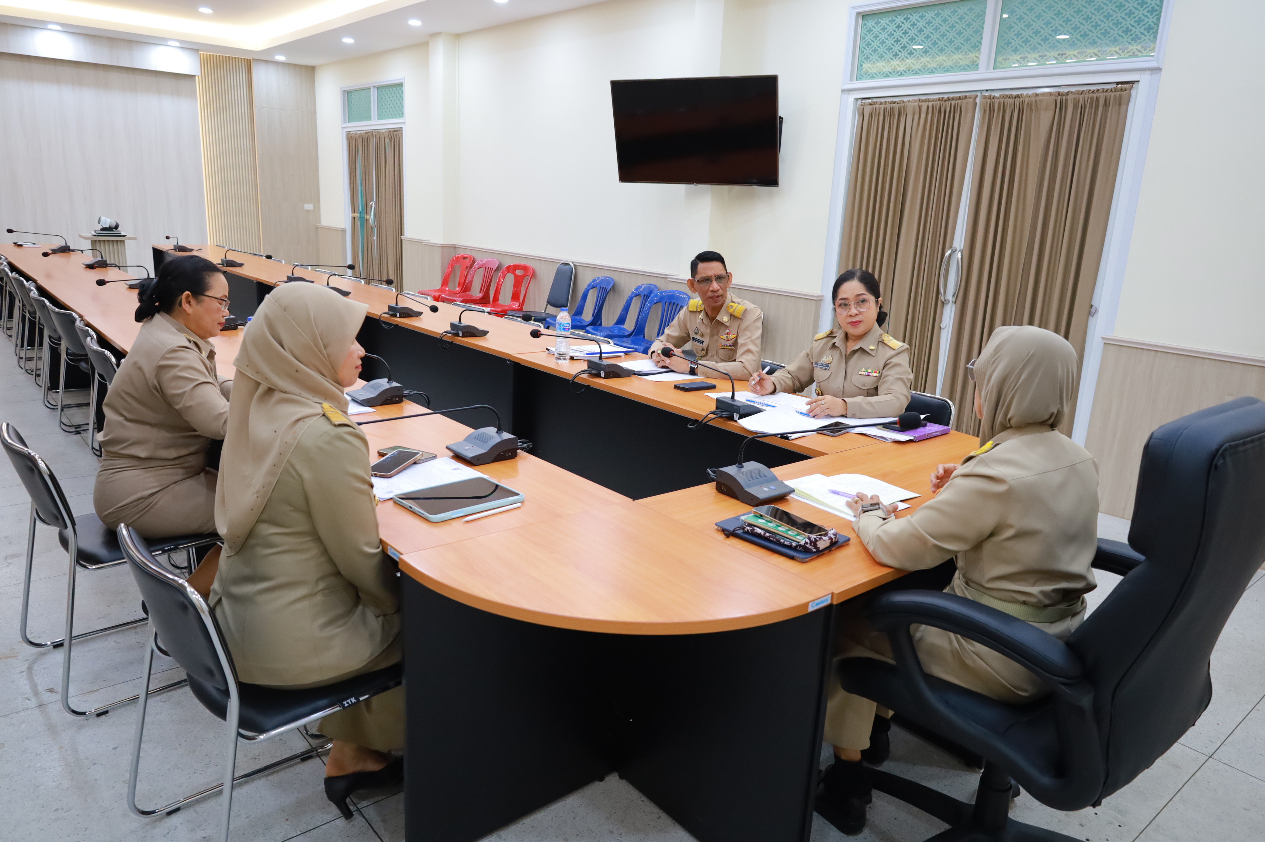 พช.ยะลา ประชุมผู้บริหารสำนักงานพัฒนาชุมชนจังหวัดยะลา