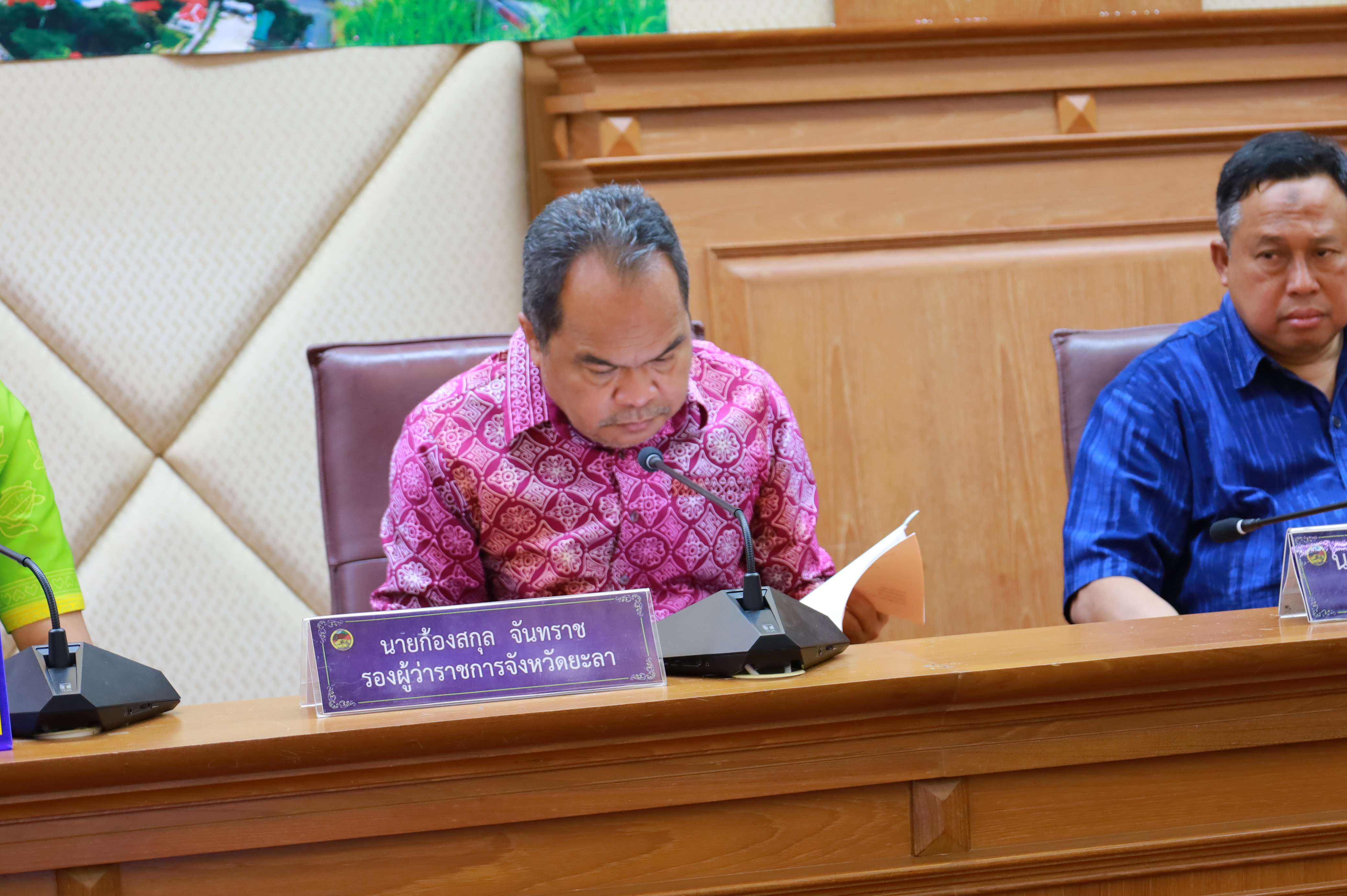 พช.ยะลา ร่วมประชุมเตรียมการจัดงานสมโภสหลักเมืองและงานกาชาดจังหวัดยะลา ครั้งที่  63 ประจำปี 2568