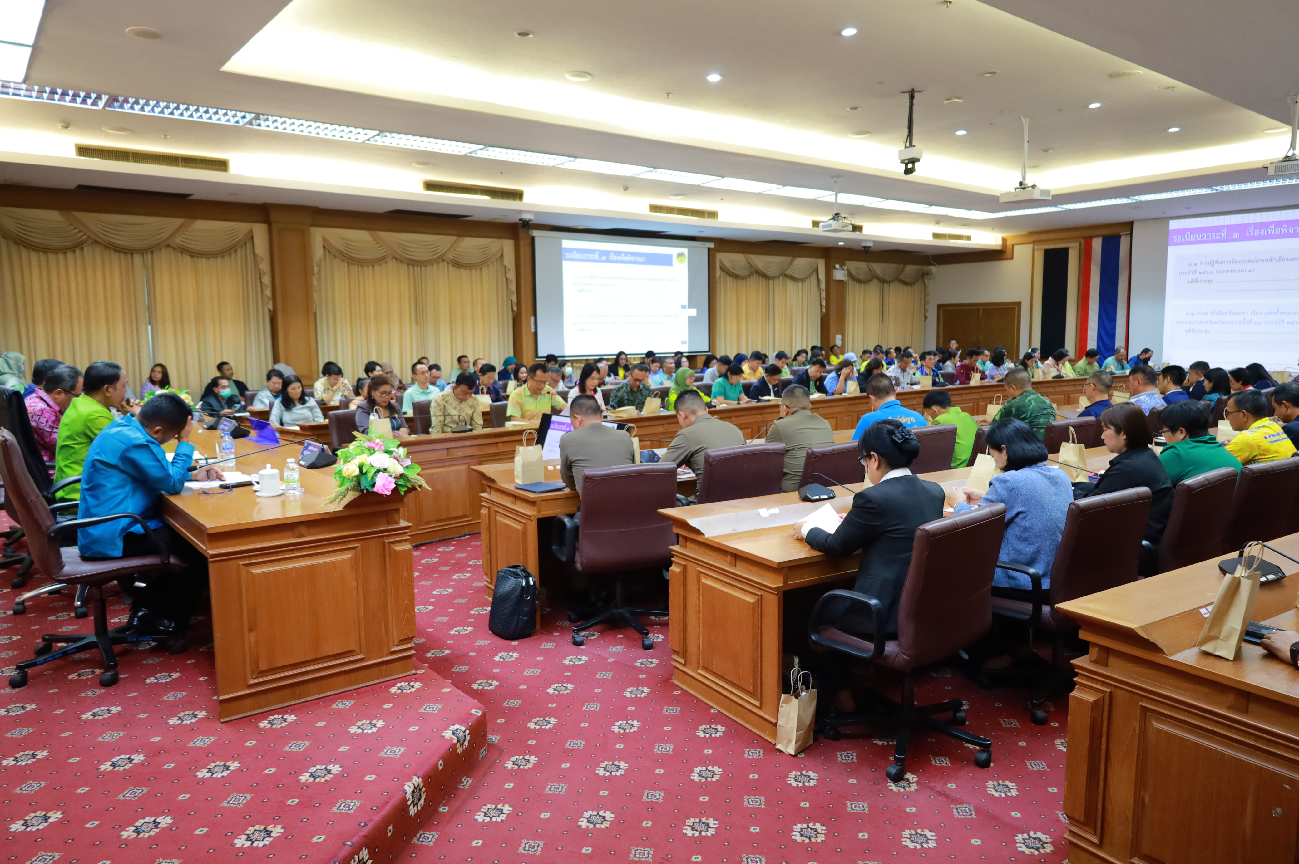 พช.ยะลา ร่วมประชุมเตรียมการจัดงานสมโภสหลักเมืองและงานกาชาดจังหวัดยะลา ครั้งที่  63 ประจำปี 2568