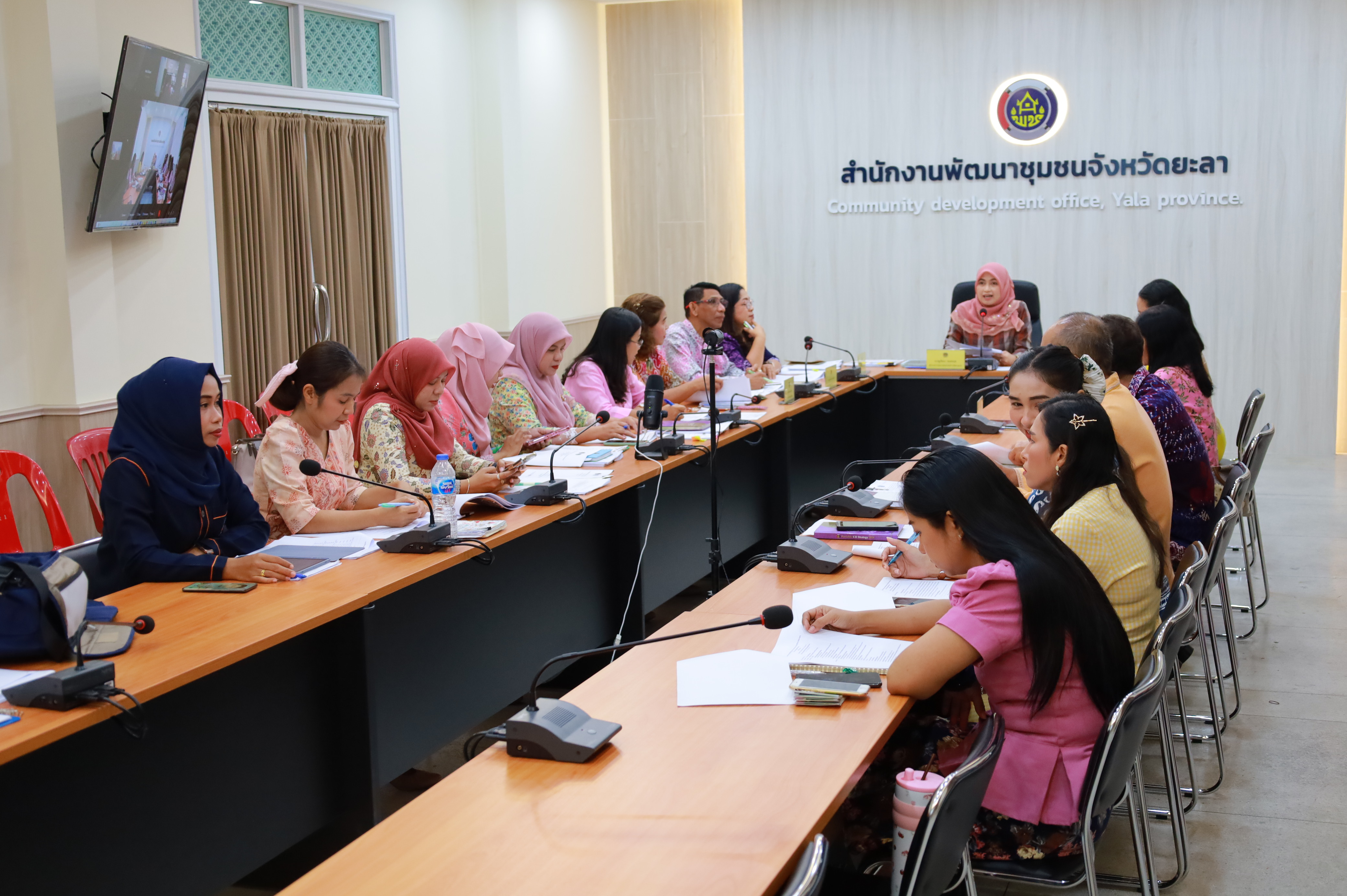 พช.ยะลา ประชุมผู้บริหาร ผู้อำนวยการกลุ่มงาน พัฒนาการอำเภอ นักวิชาการพัฒนาชุมชน ครั้งที่ 2/2568