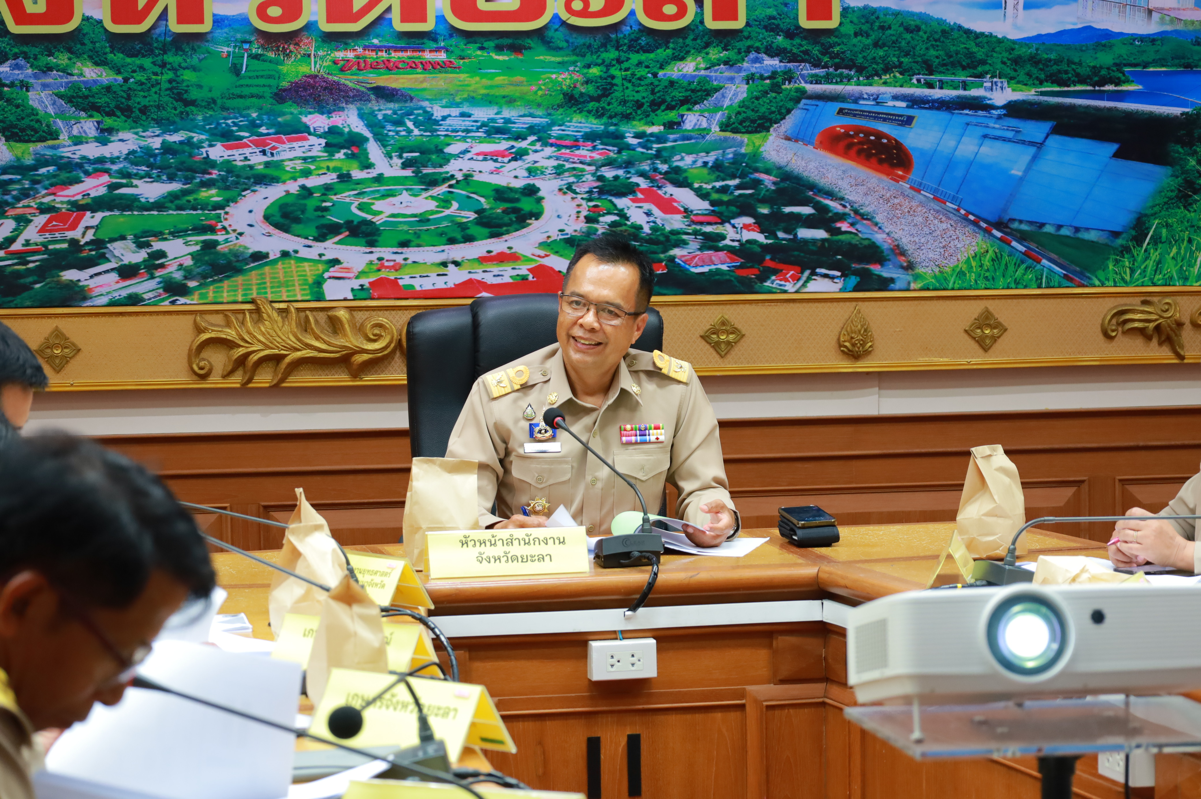 พช.ยะลา ร่วมประชุมกำหนดแนวทางการจัดนิทรรศการของ อพ.สธ.จังหวัดยะลา ครั้งที่ 12