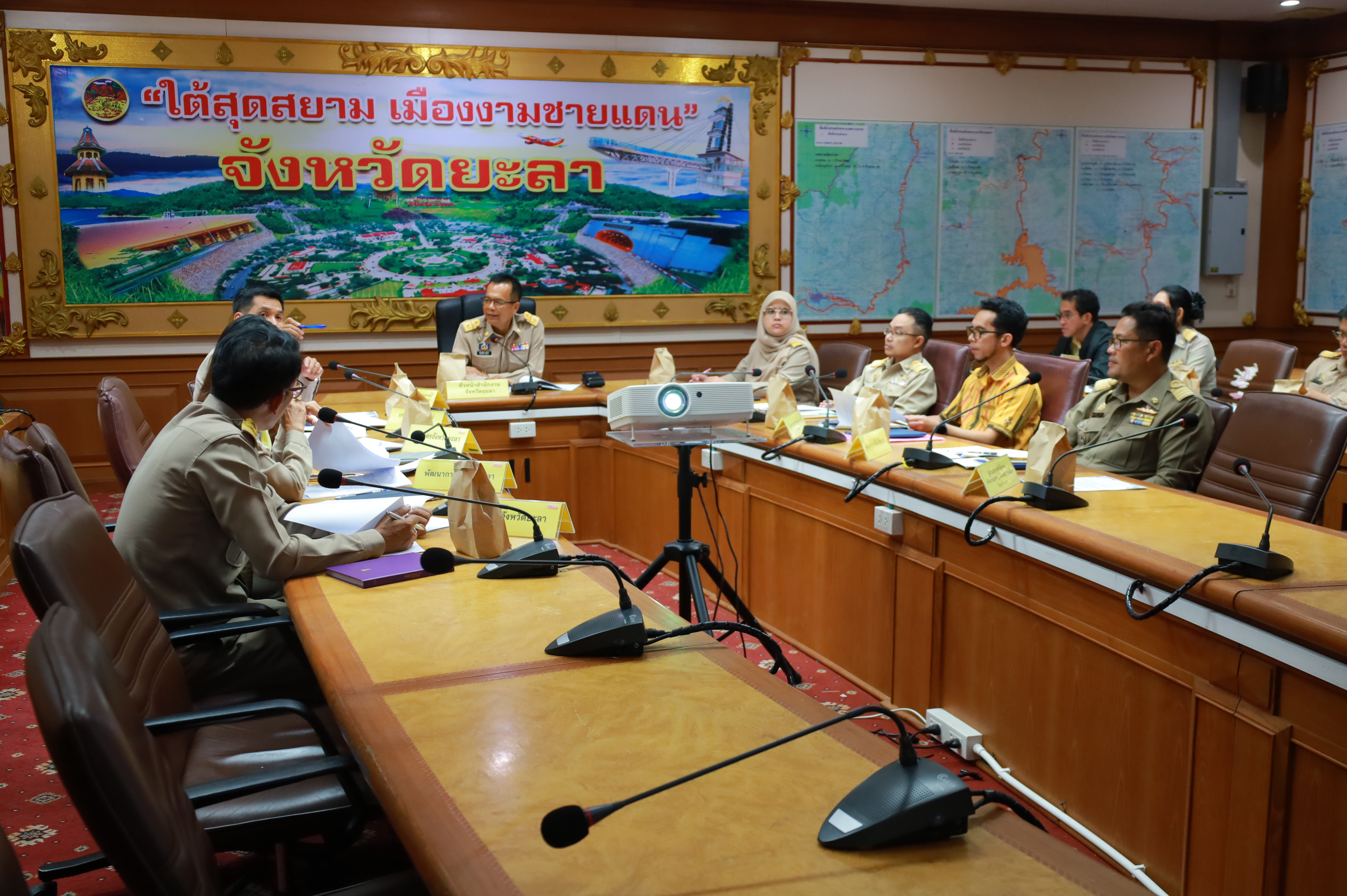 พช.ยะลา ร่วมประชุมกำหนดแนวทางการจัดนิทรรศการของ อพ.สธ.จังหวัดยะลา ครั้งที่ 12
