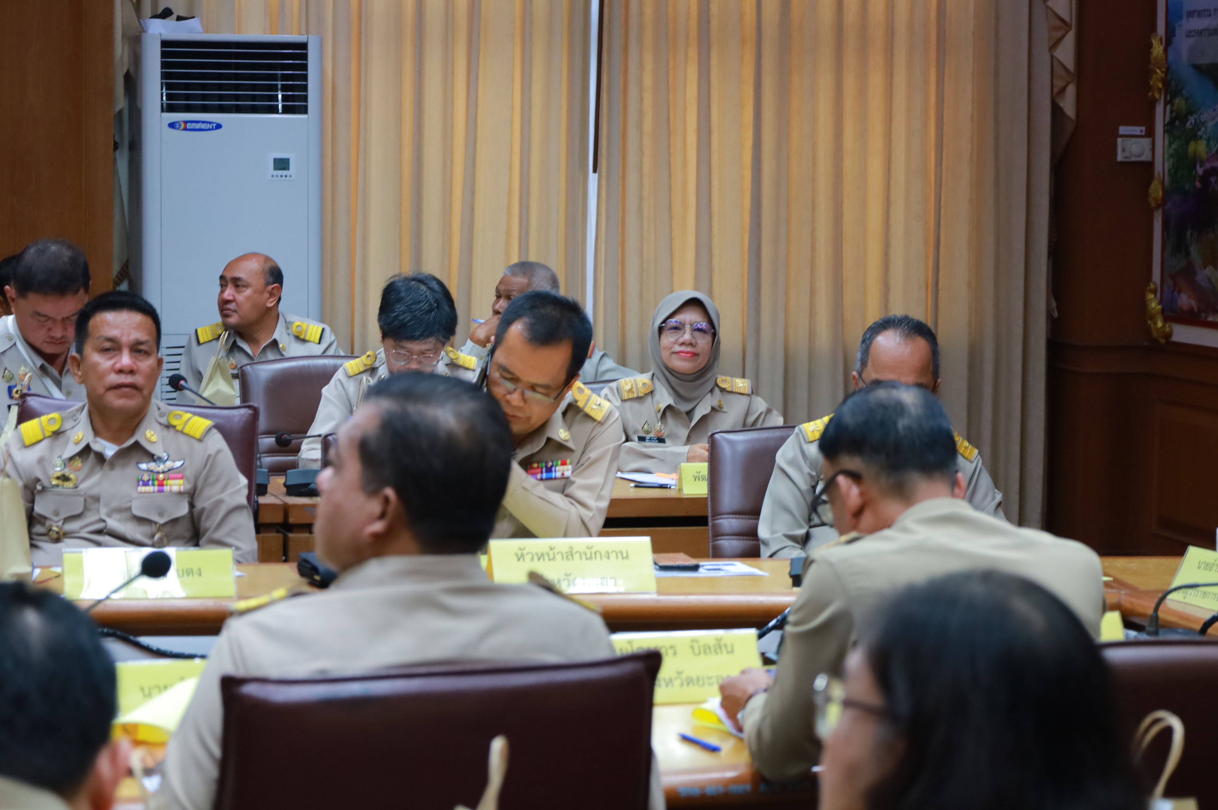 พช.ยะลา ร่วมประชุมหัวหน้าส่วนราชการ รัฐวิสาหกิจ สังกัดกระทรวงมหาดไทย 