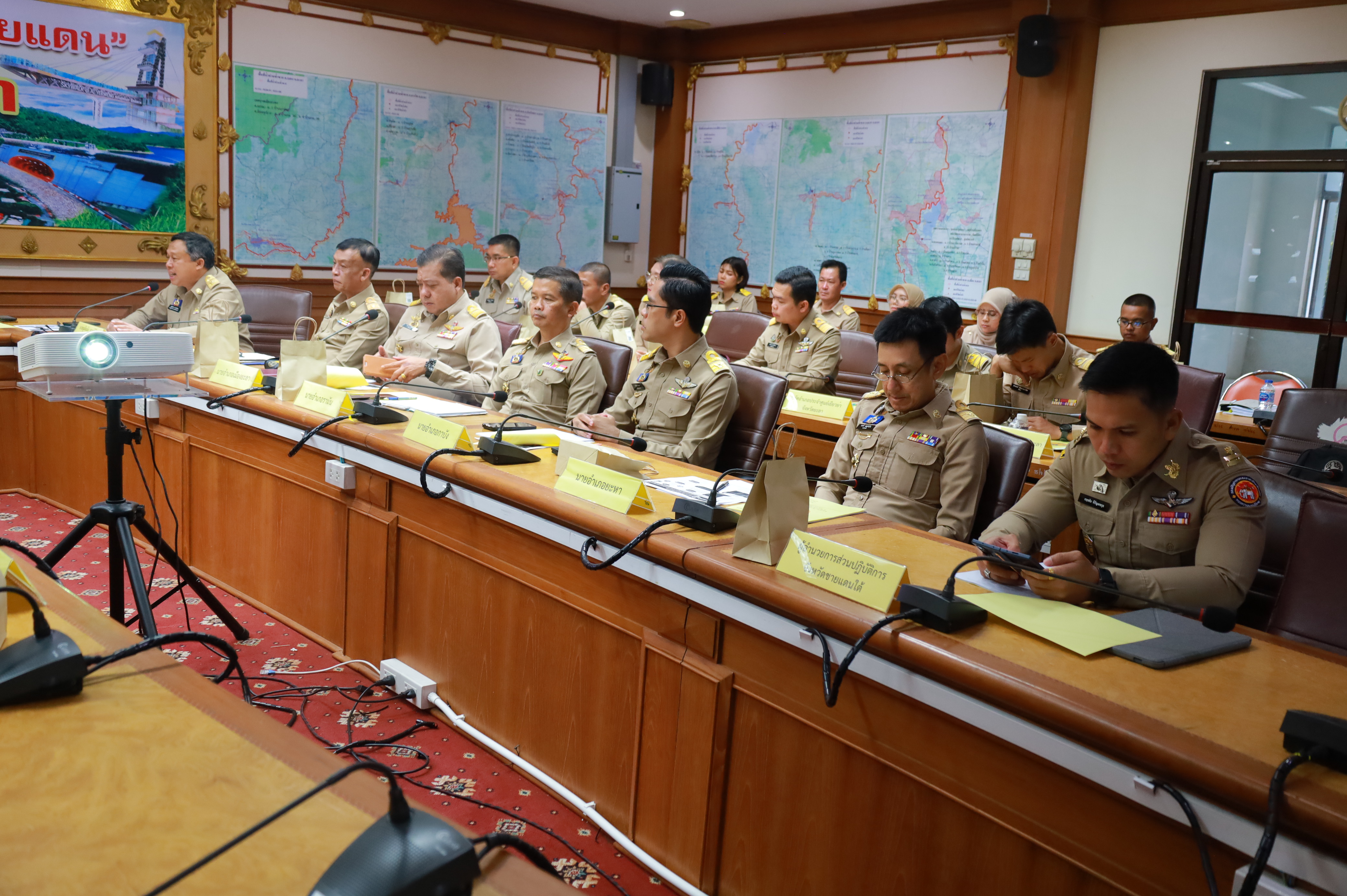 พช.ยะลา ร่วมประชุมหัวหน้าส่วนราชการ รัฐวิสาหกิจ สังกัดกระทรวงมหาดไทย 