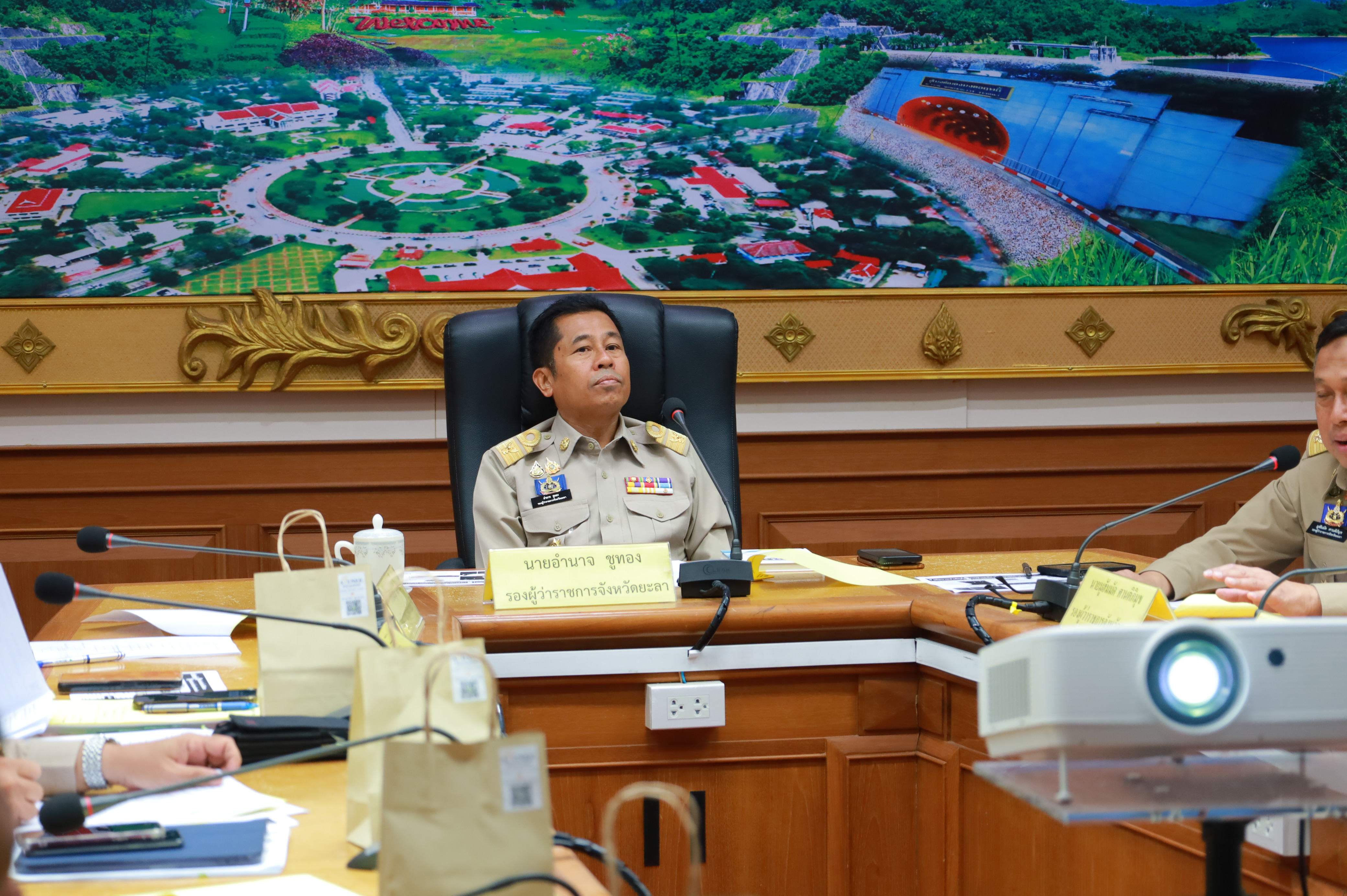 พช.ยะลา ร่วมประชุมหัวหน้าส่วนราชการ รัฐวิสาหกิจ สังกัดกระทรวงมหาดไทย 