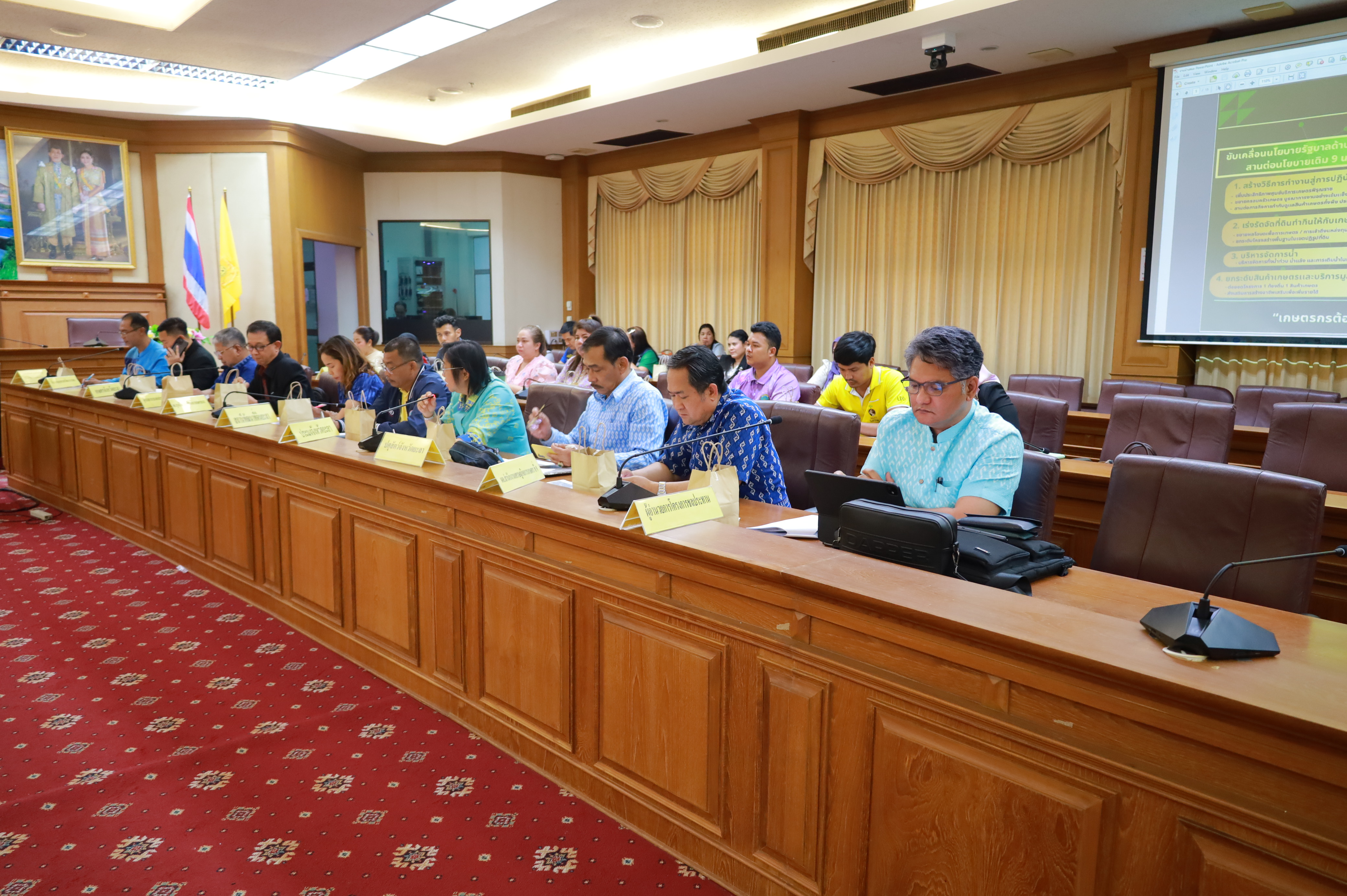 พช.ยะลา ร่วมประชุมคณะอนุกรรมการพัฒนาเกษตรการเกษตรและสหกรณ์จังหวัดยะลา ครั้งที่ 1/2568