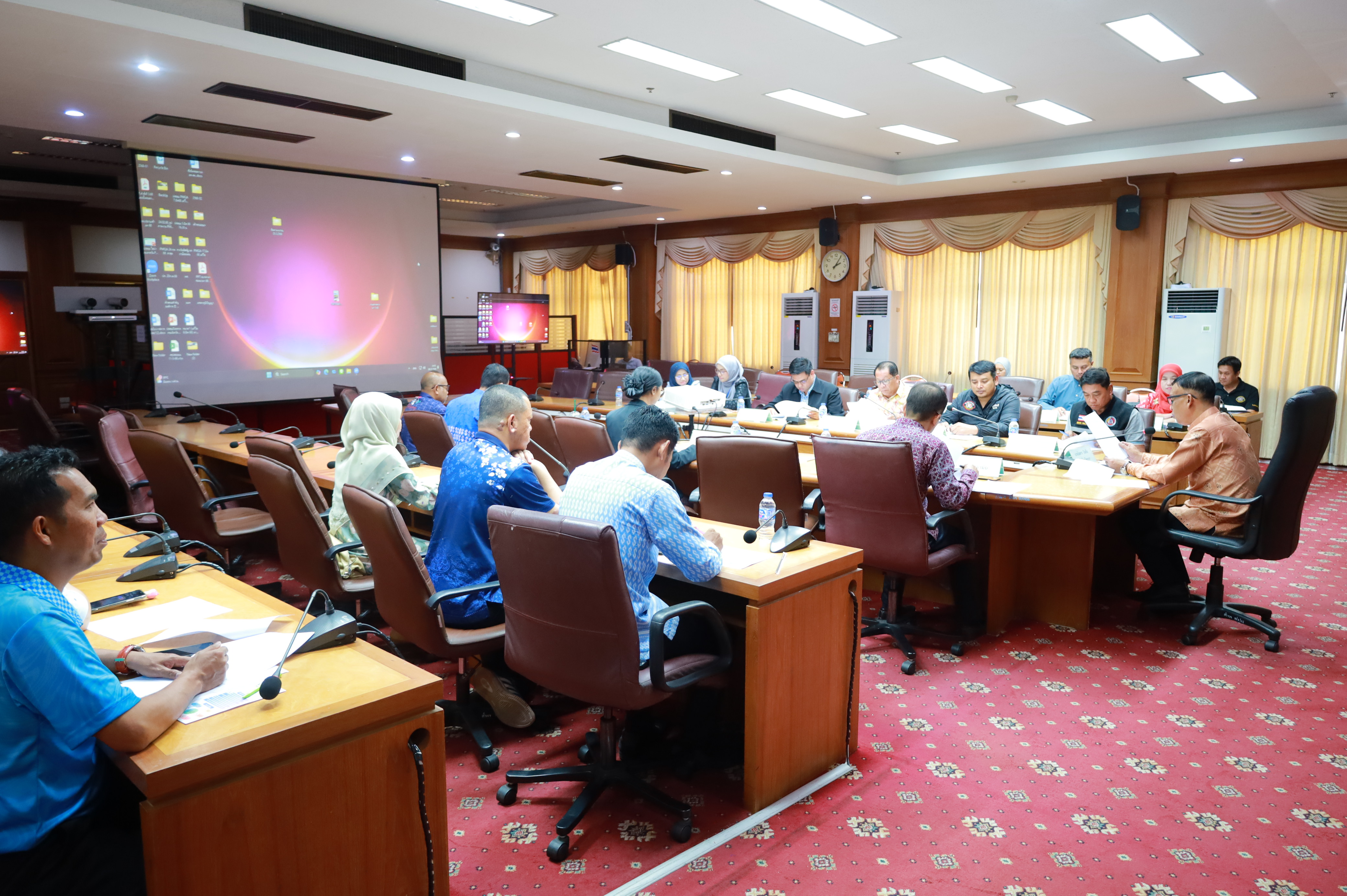 พช.ยะลา ร่วมประชุมคณะกรรมการบริหารความร่วมมือของประชาชนในการสร้างเครือข่ายความร่วมมือในการป้องกันและปราบปรามยาเสพติดของชุมชนในพื้นที่จังหวัดยะลา
