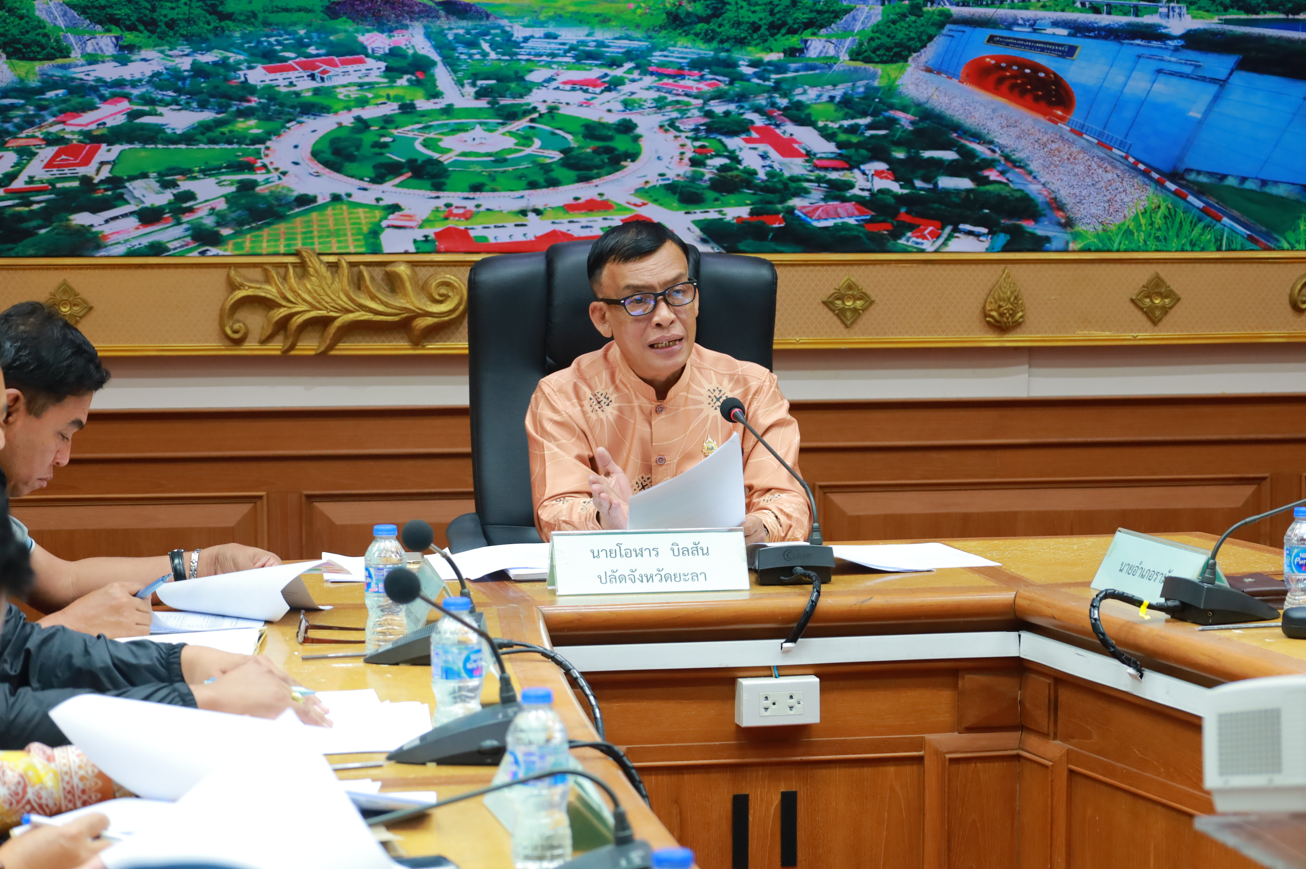พช.ยะลา ร่วมประชุมคณะกรรมการบริหารความร่วมมือของประชาชนในการสร้างเครือข่ายความร่วมมือในการป้องกันและปราบปรามยาเสพติดของชุมชนในพื้นที่จังหวัดยะลา